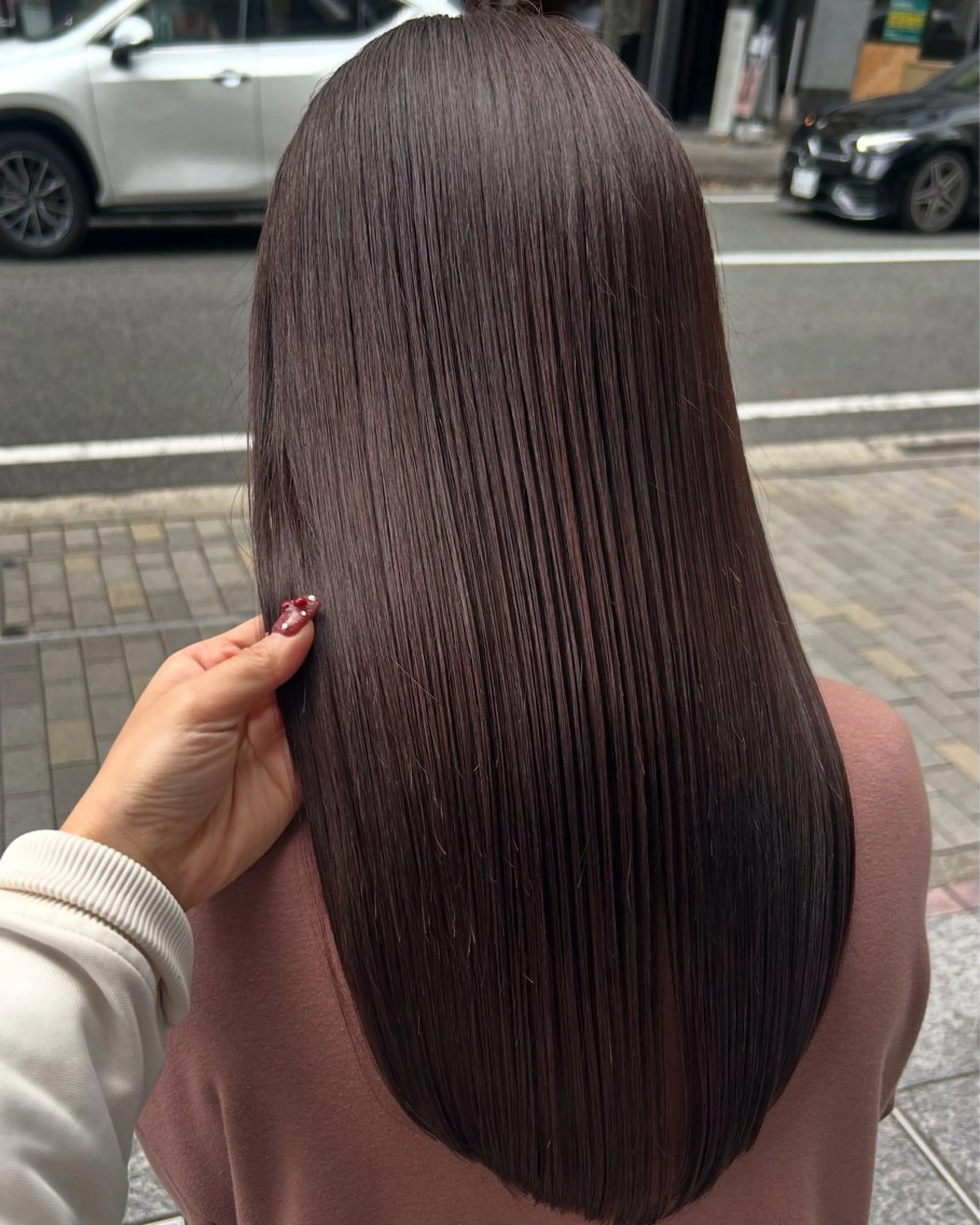 ロング ヘアカラー トリートメント ambiente所属・stylist 倉本恋のヘアスタイル