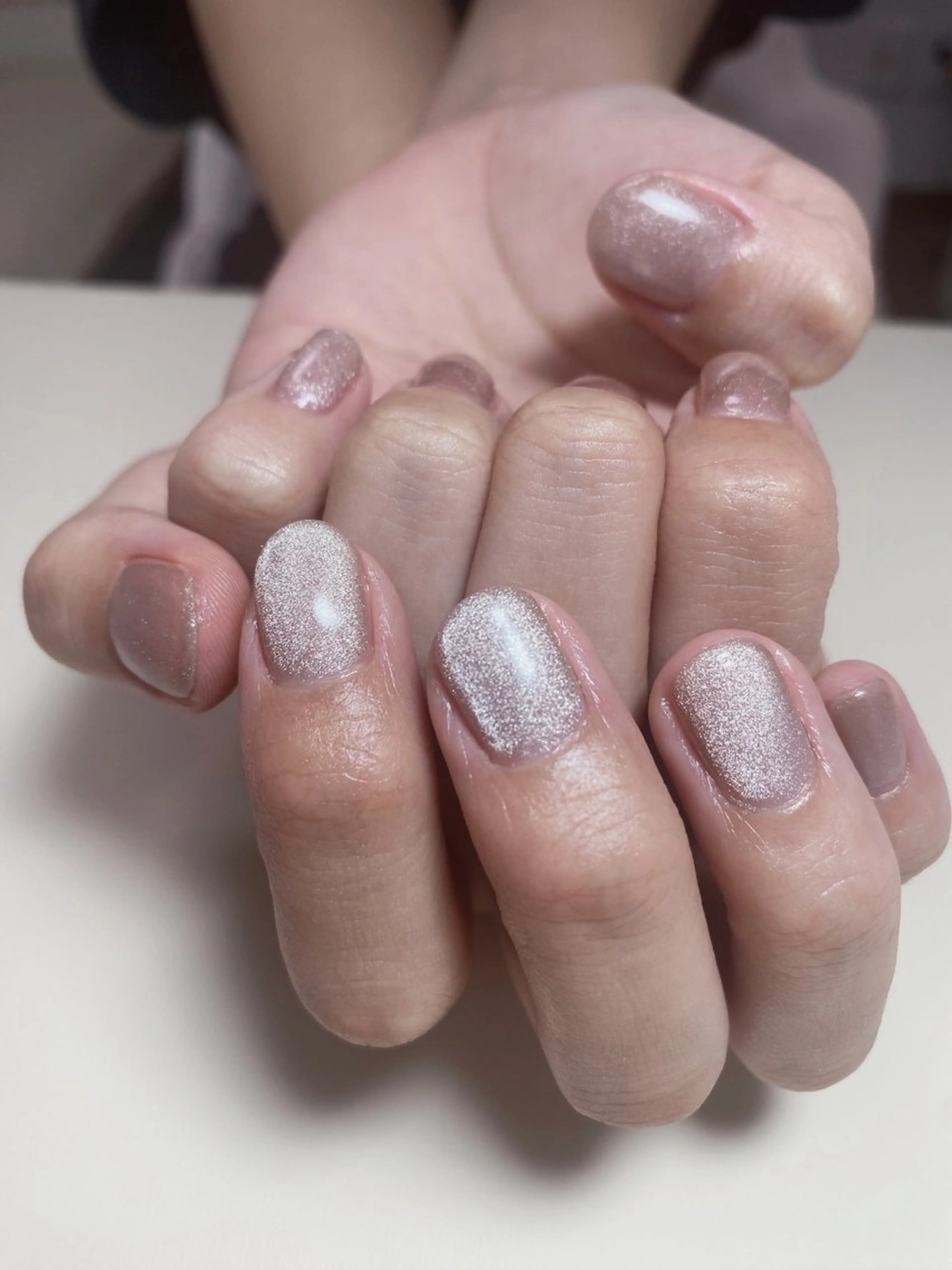 ネイル マグネットネイル ハンドネイル Nail Salon K 🧸美爪育成のネイルデザイン