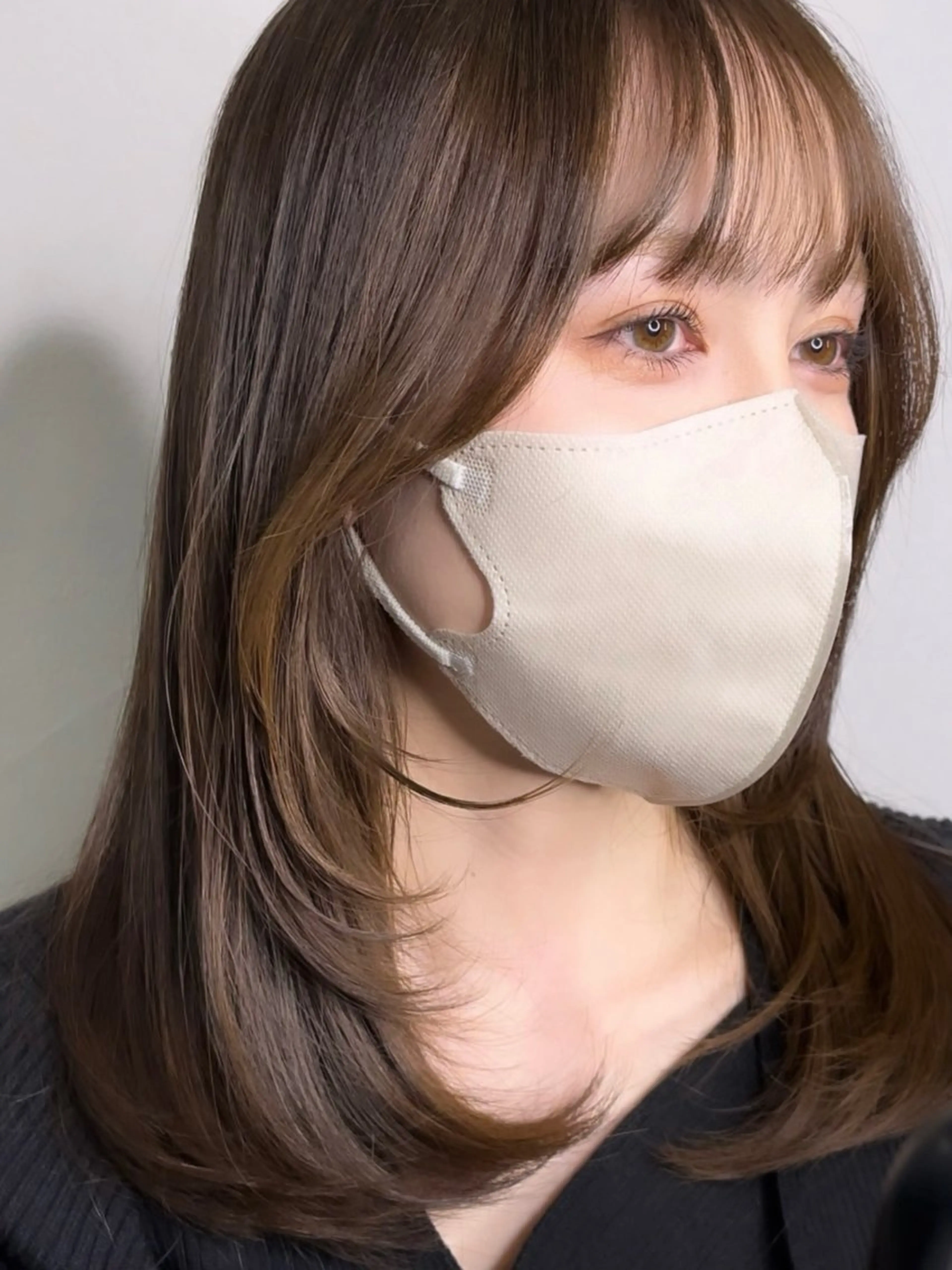 セミロング 剣持友希/高崎 ifh iizukaのヘアスタイル