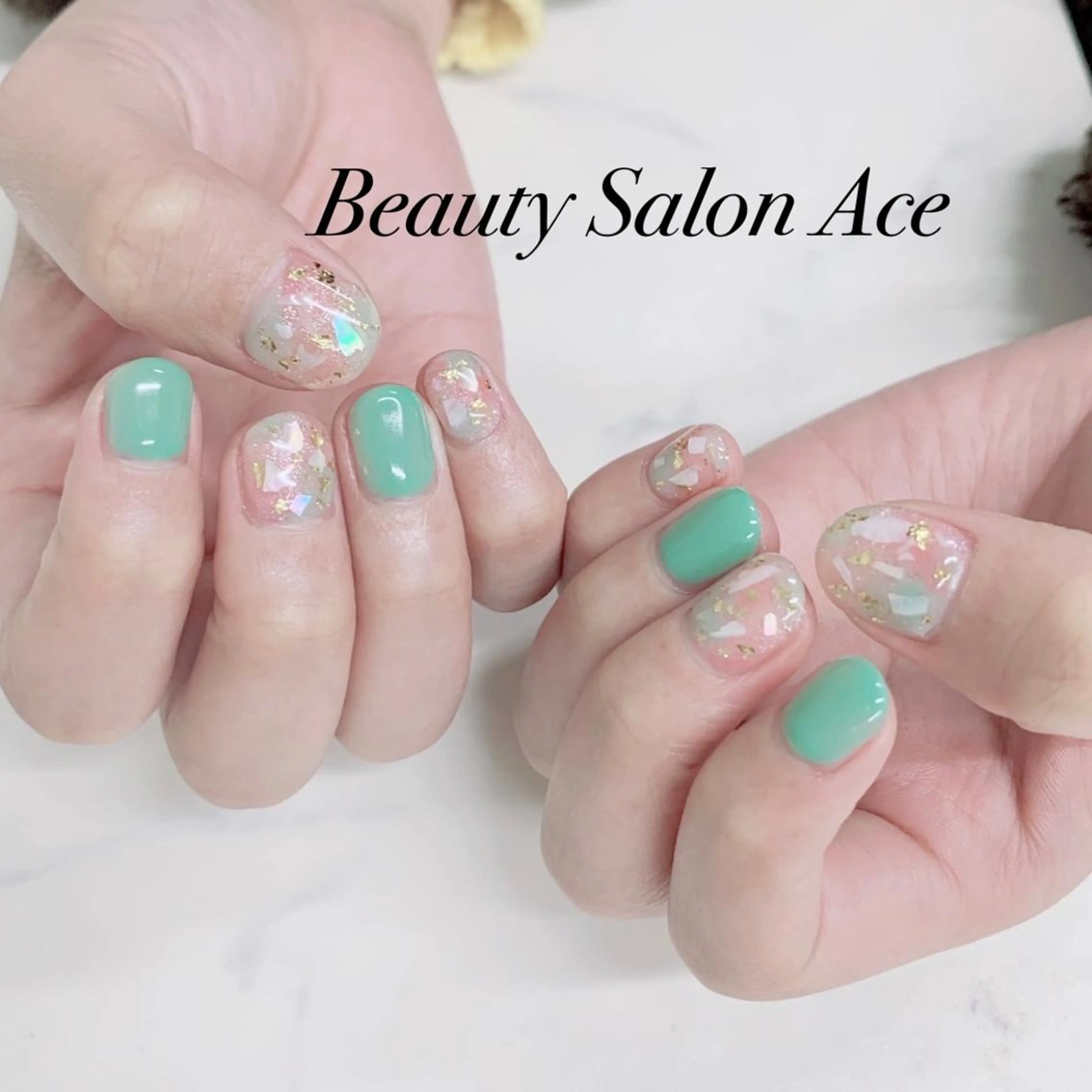 ネイル メンズネイル 春ネイル ハンドネイル ハンドケア Beauty Salon Ace（ネイルサロン　エース）所属・池袋フィルイン Ace♡長さだしのネイルデザイン