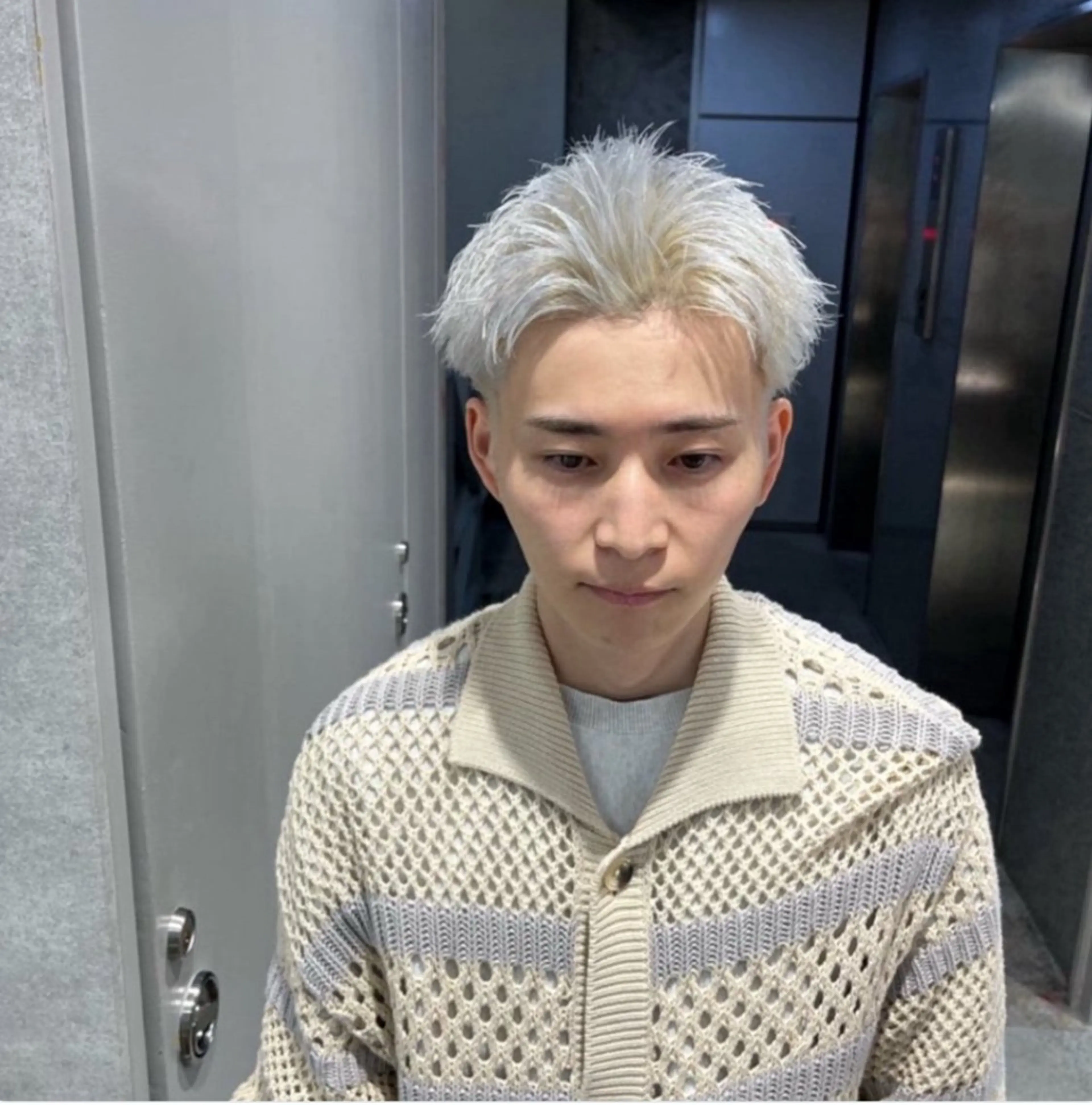 ショート カラー パーマ メンズ カット ヘアカラー 🔥スパイキー 特化🔥菊水皐暉🔥のヘアスタイル