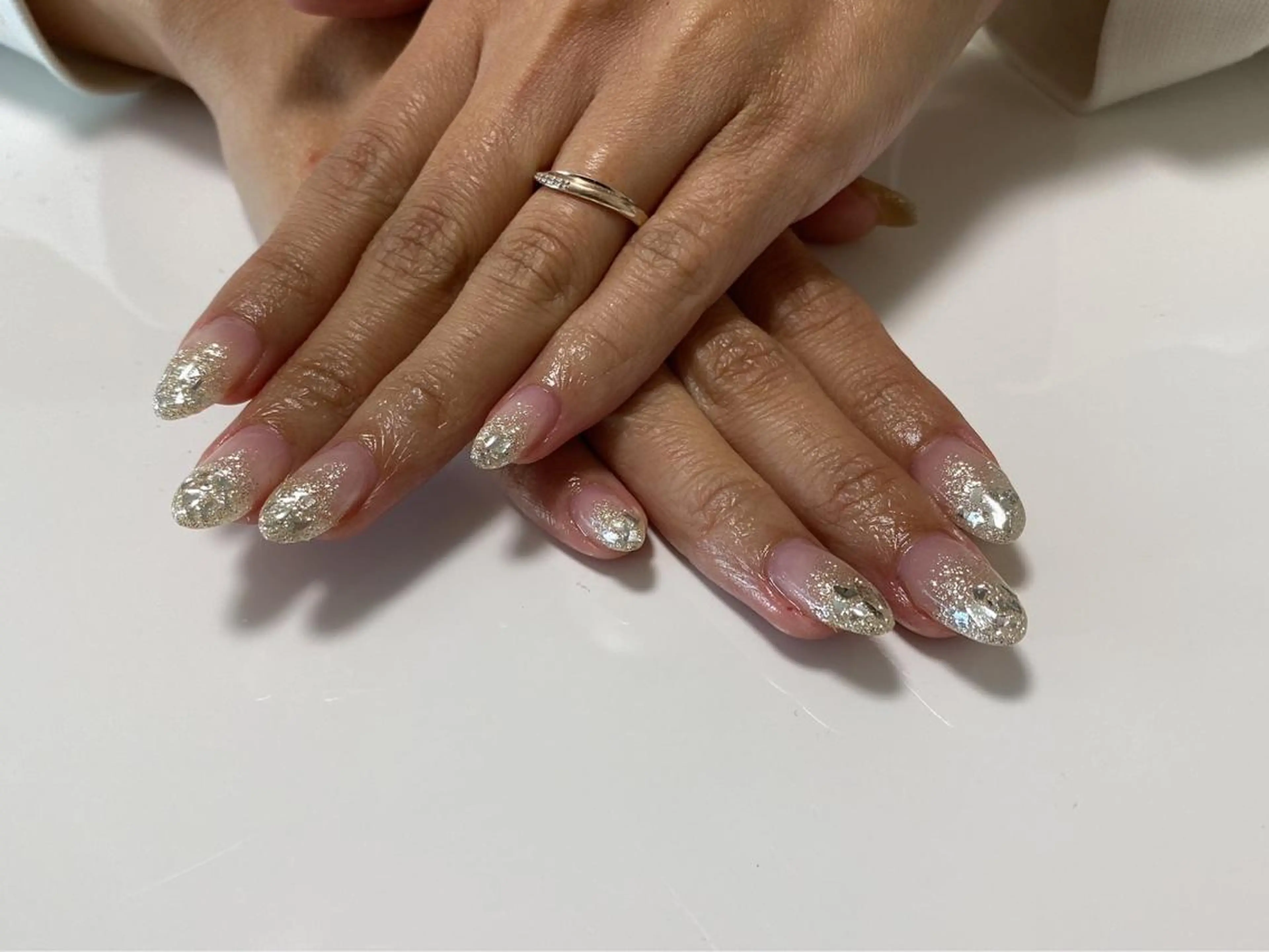 ネイル キラキラネイル ラメ(グリッター) ハンドネイル a... nailのネイルデザイン