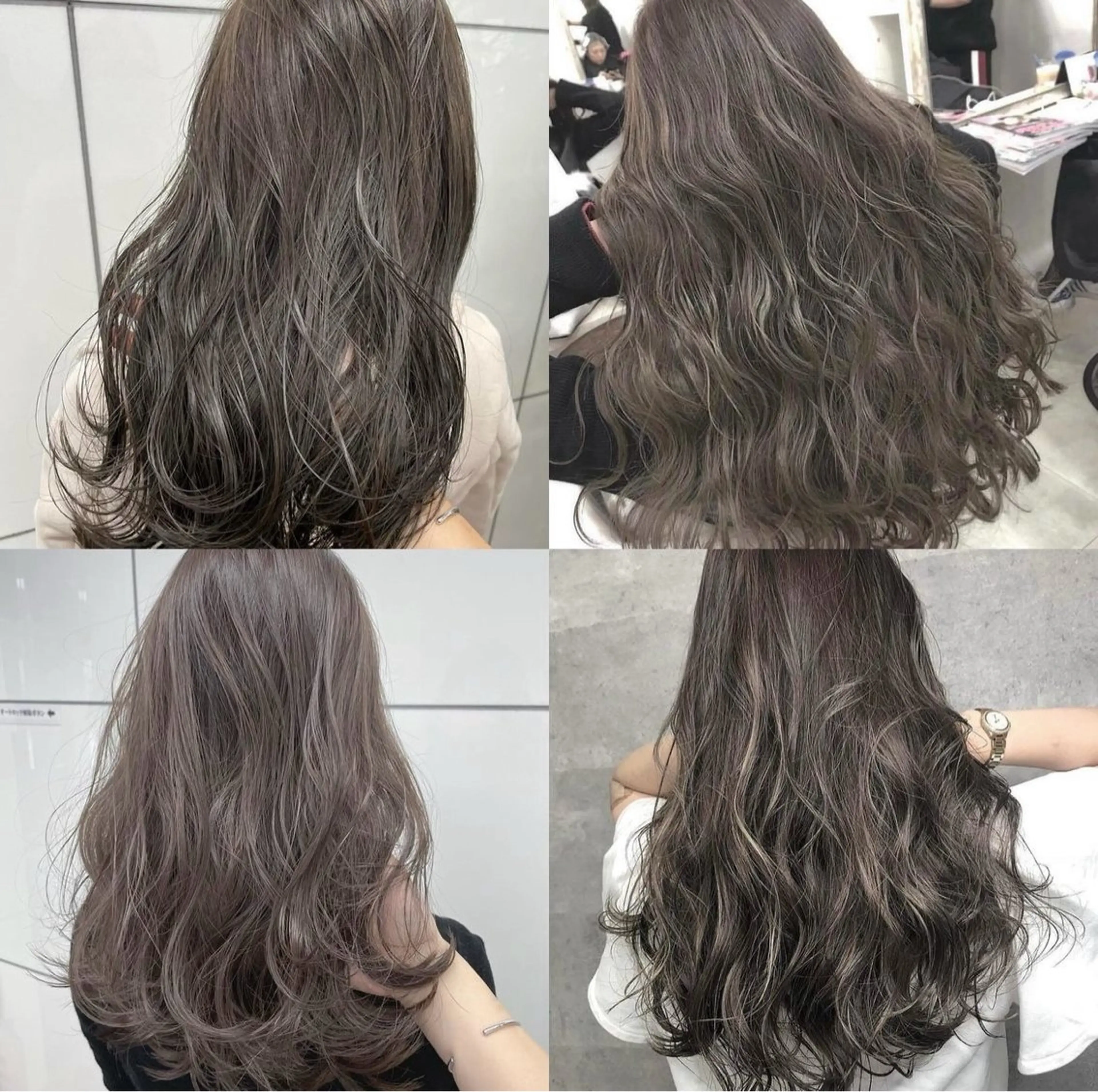 ロング カット ヘアカラー トリートメント 髪質改善カラー 🫧川井麻由のヘアスタイル
