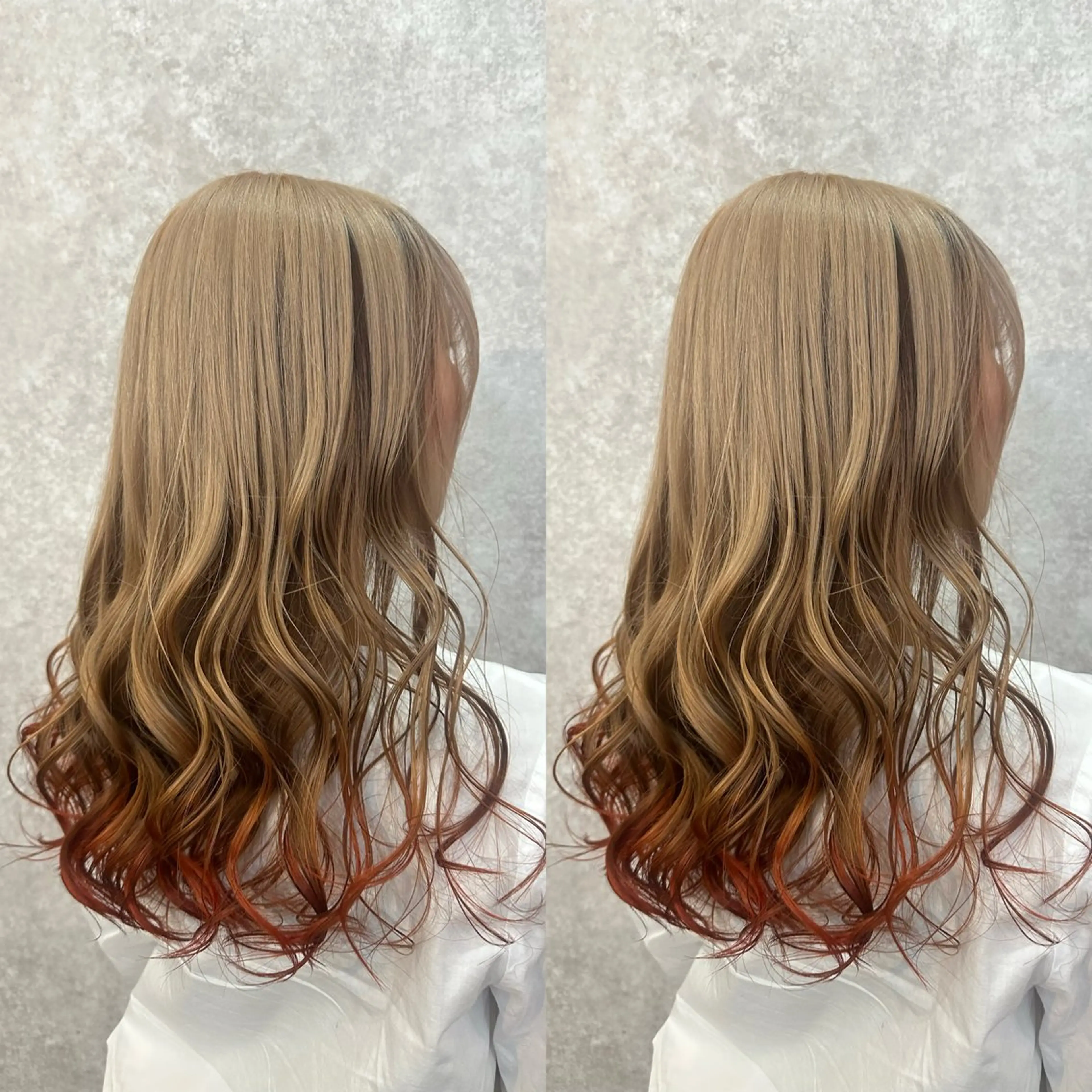 ロング ヘアカラー トリートメント 🍒しの🍒 カット/艶カラーのヘアスタイル