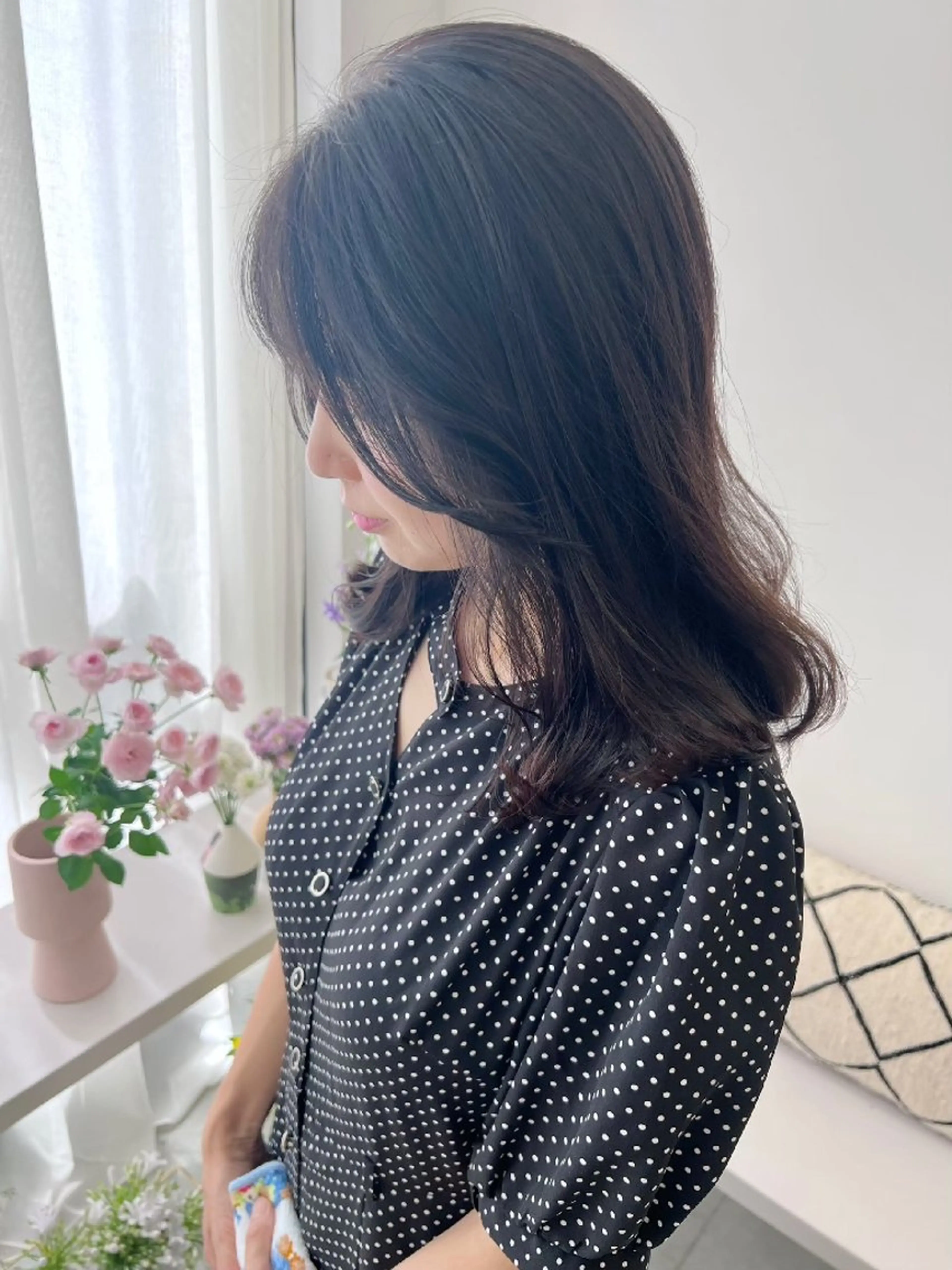 カラー 🎀花屋併設サロン 荘司まゆり🎀のヘアスタイル