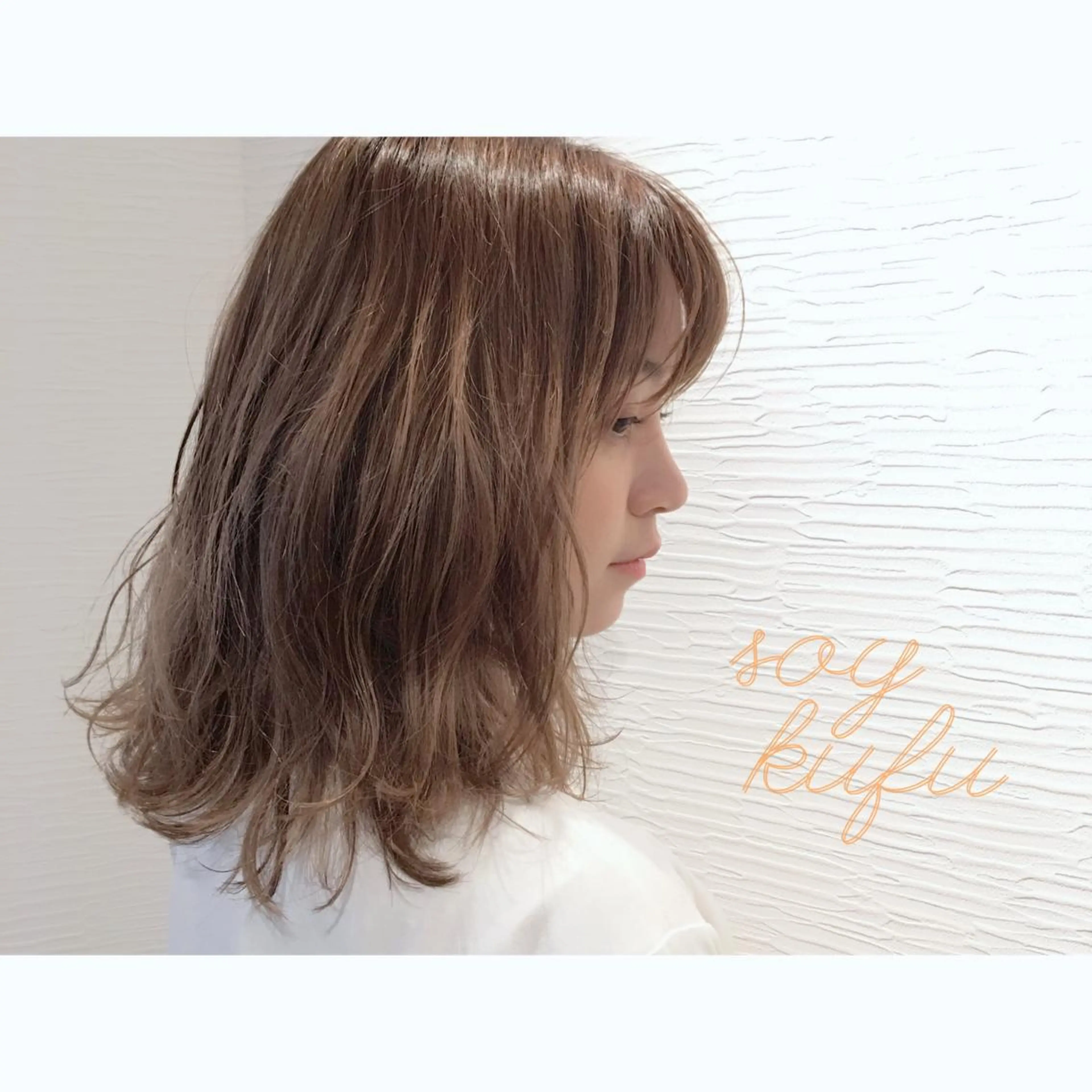 ミディアム レイヤーカット 【今だけブリーチ 限定価格💕】すみのヘアスタイル