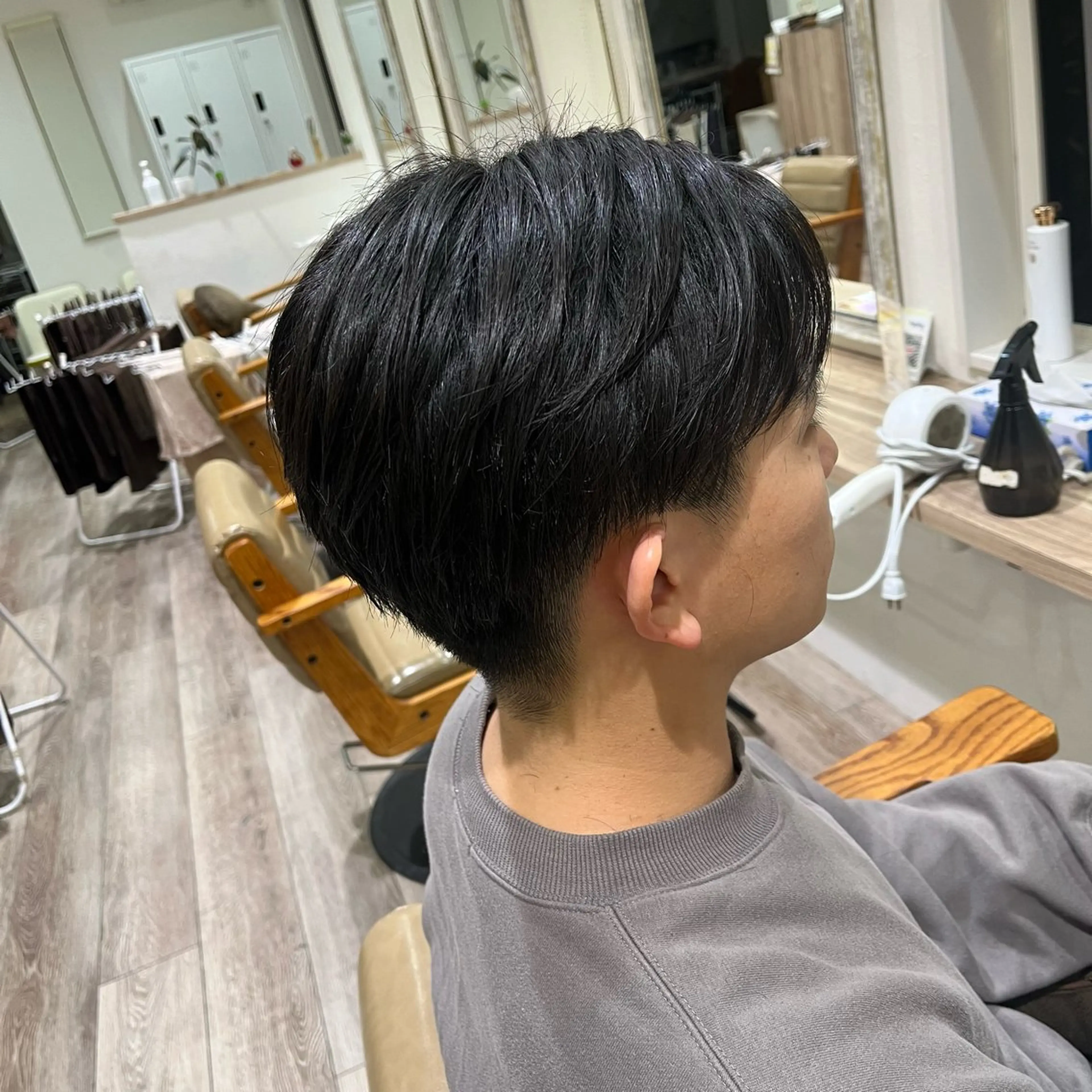 メンズカットモデルの写真