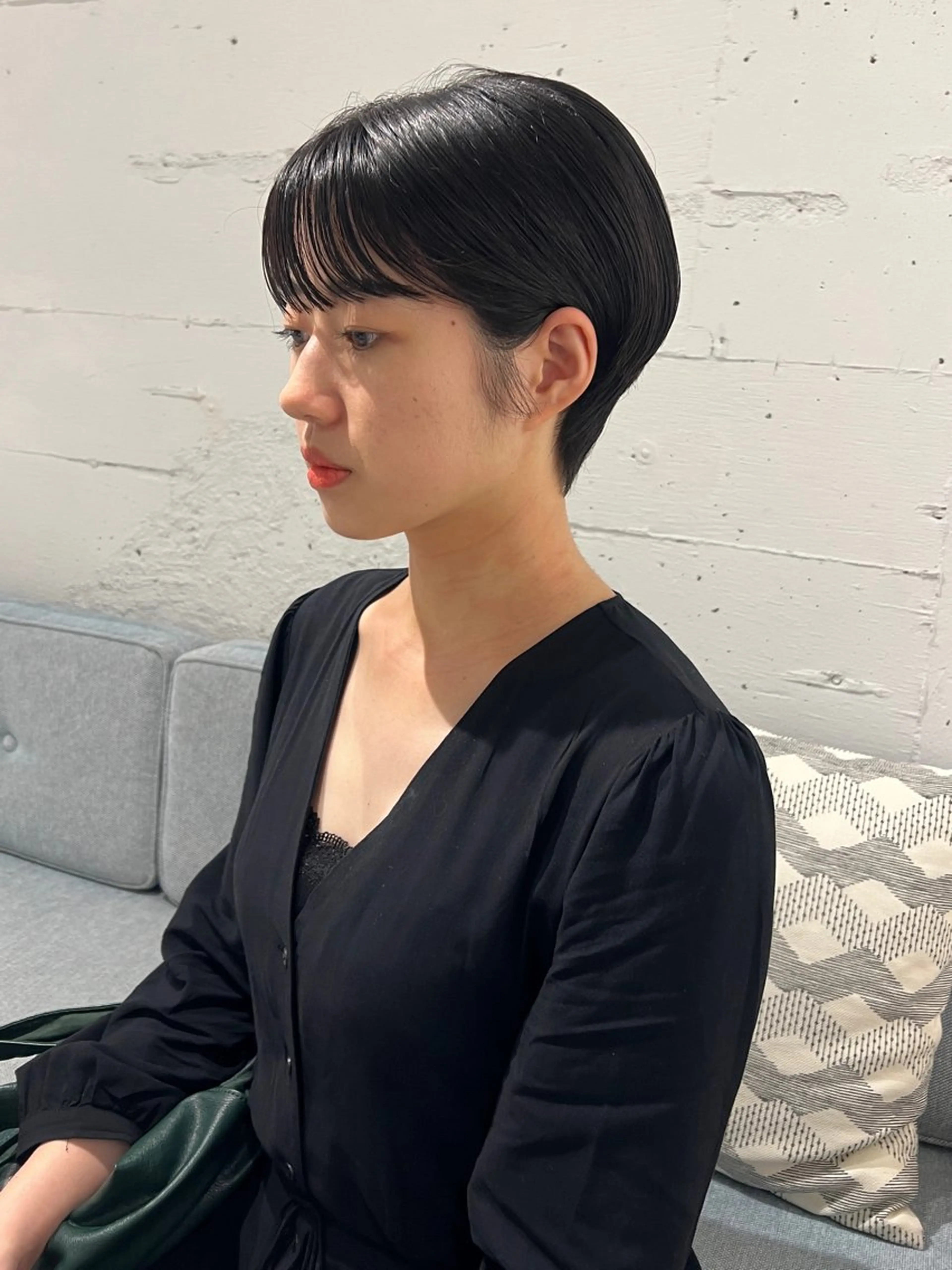 ショート 峯田 優花のヘアスタイル