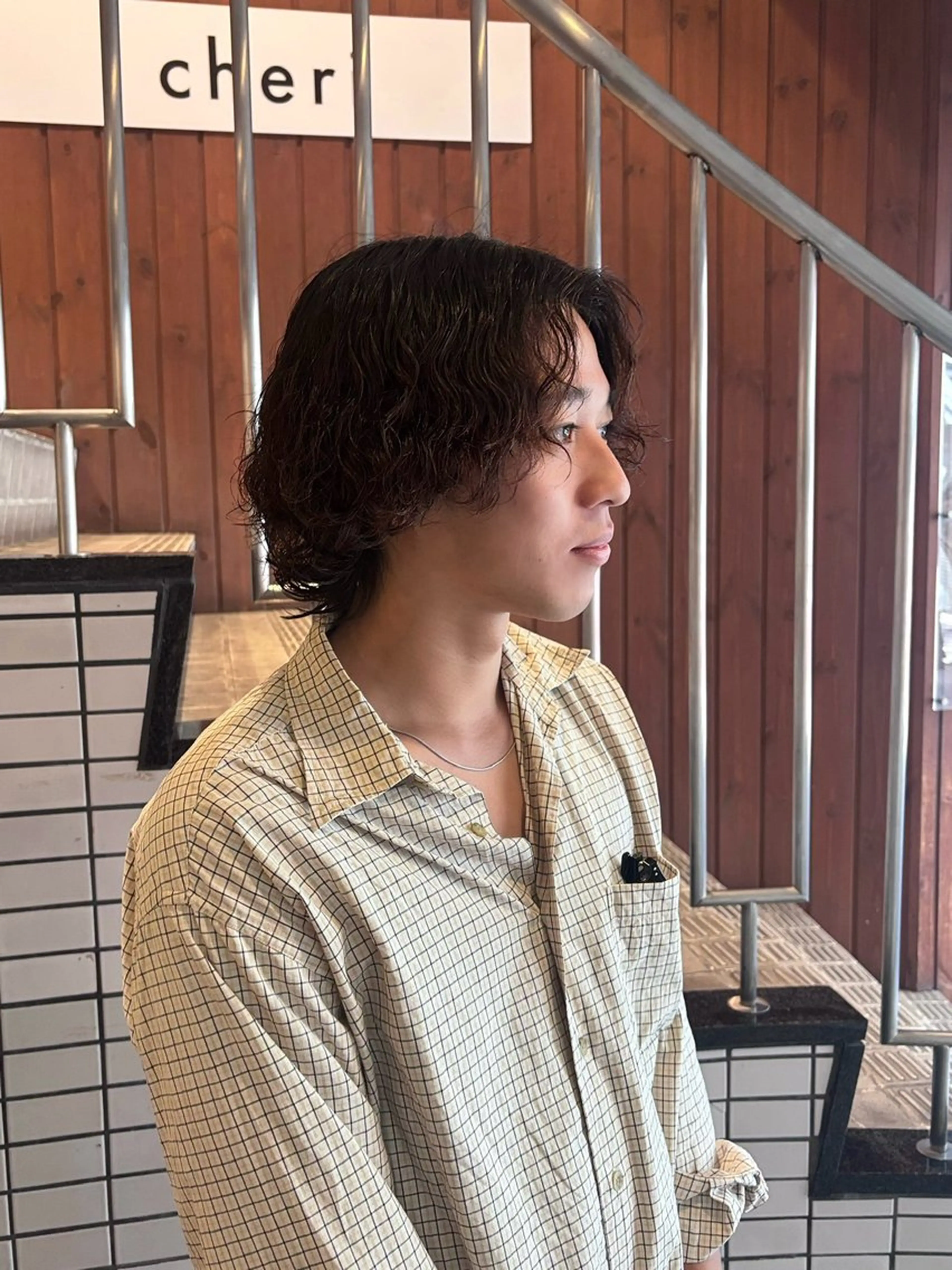 パーマ メンズ ボブ/メンズ/パーマ /Tamakiのヘアスタイル