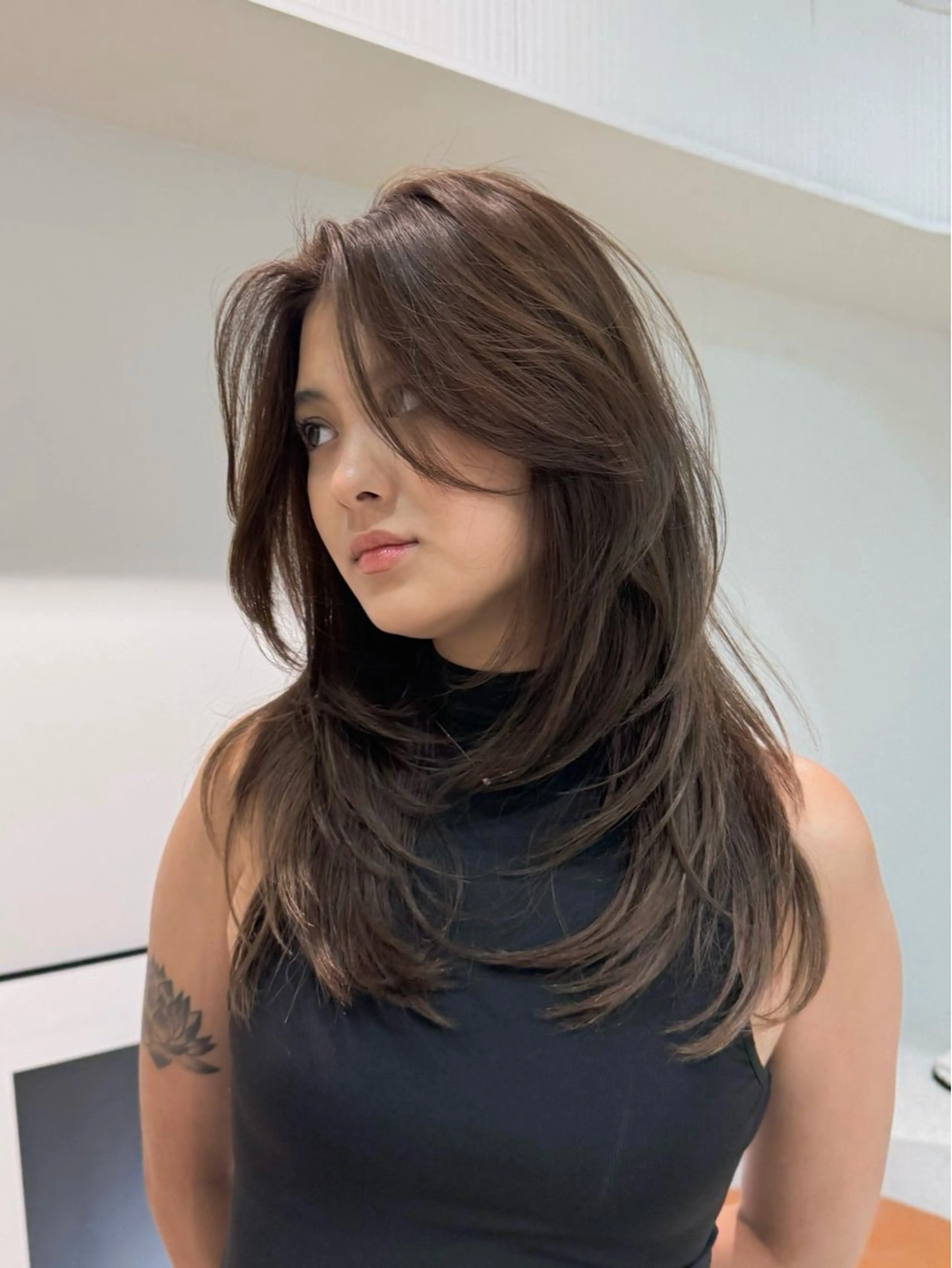 セミロング カラー ヘアアレンジ ヘアカラー トリートメント 🦠カラーリスト/ 魚瀬あおい🦠のヘアスタイル