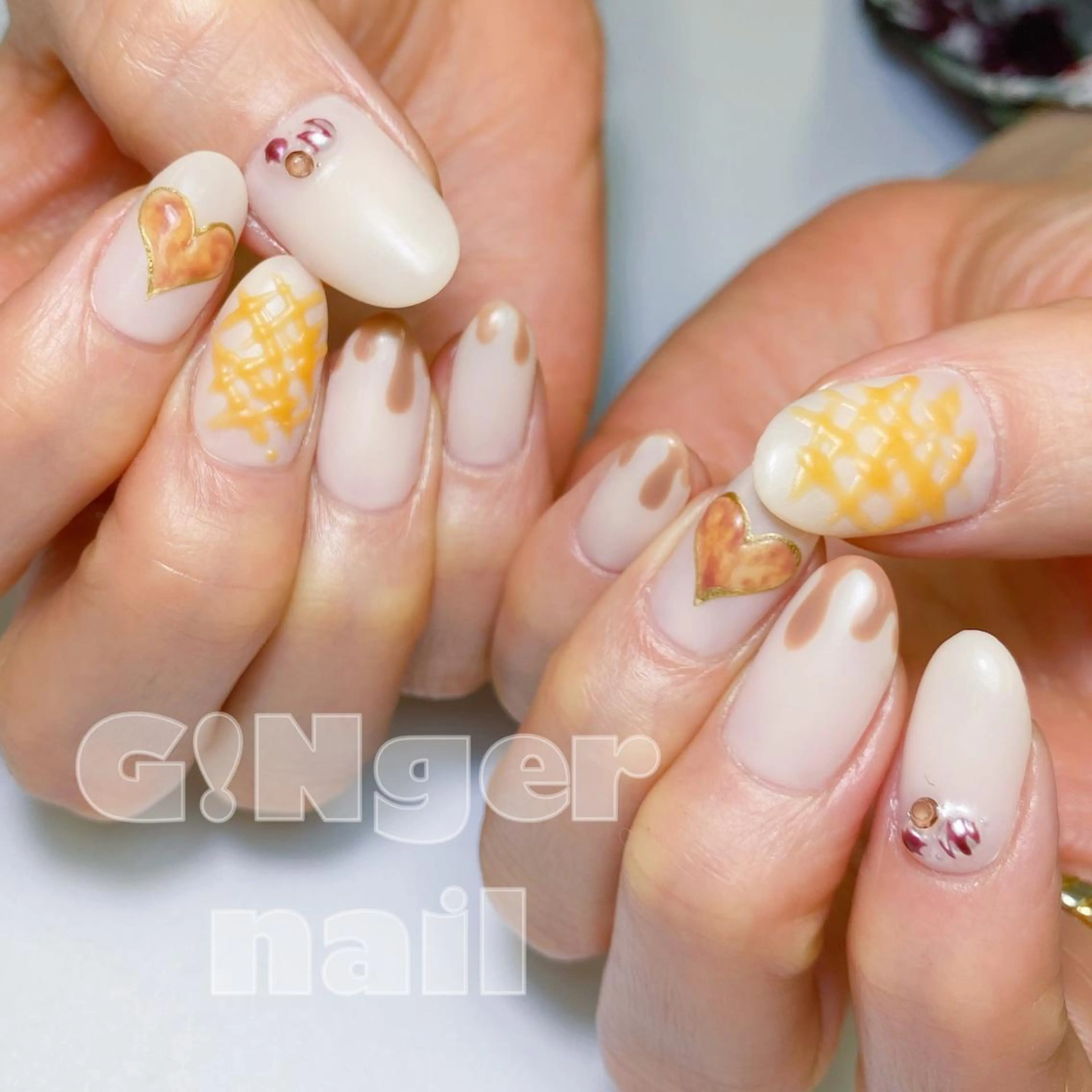 ネイル ハンドネイル ハンドケア GINGER NAIL所属・代々木 GINGERNAILのネイルデザイン