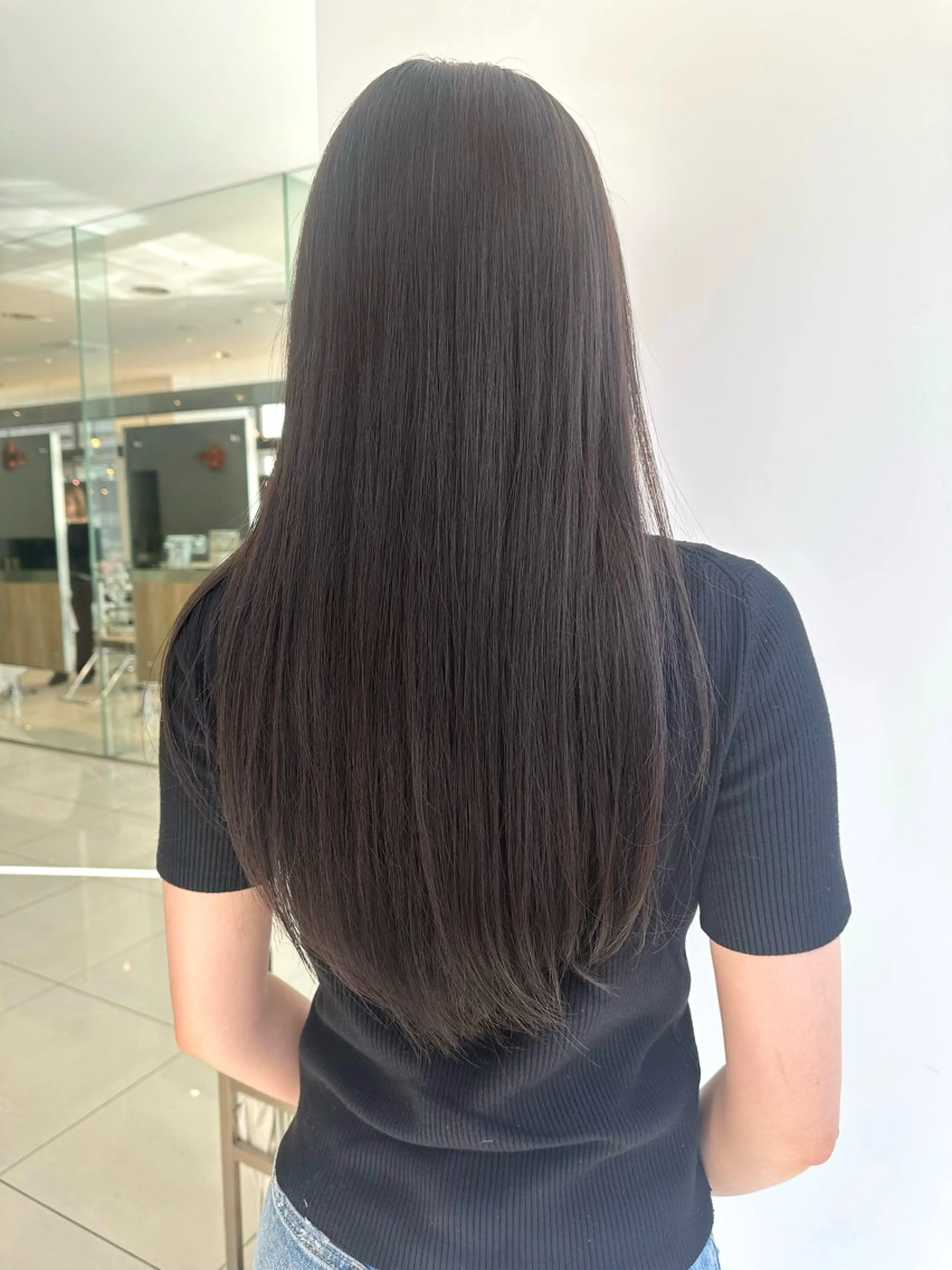 セミロング カラー 透明感カラー グレージュ エスポワール所属・YUSHI HORIUCHIのヘアスタイル