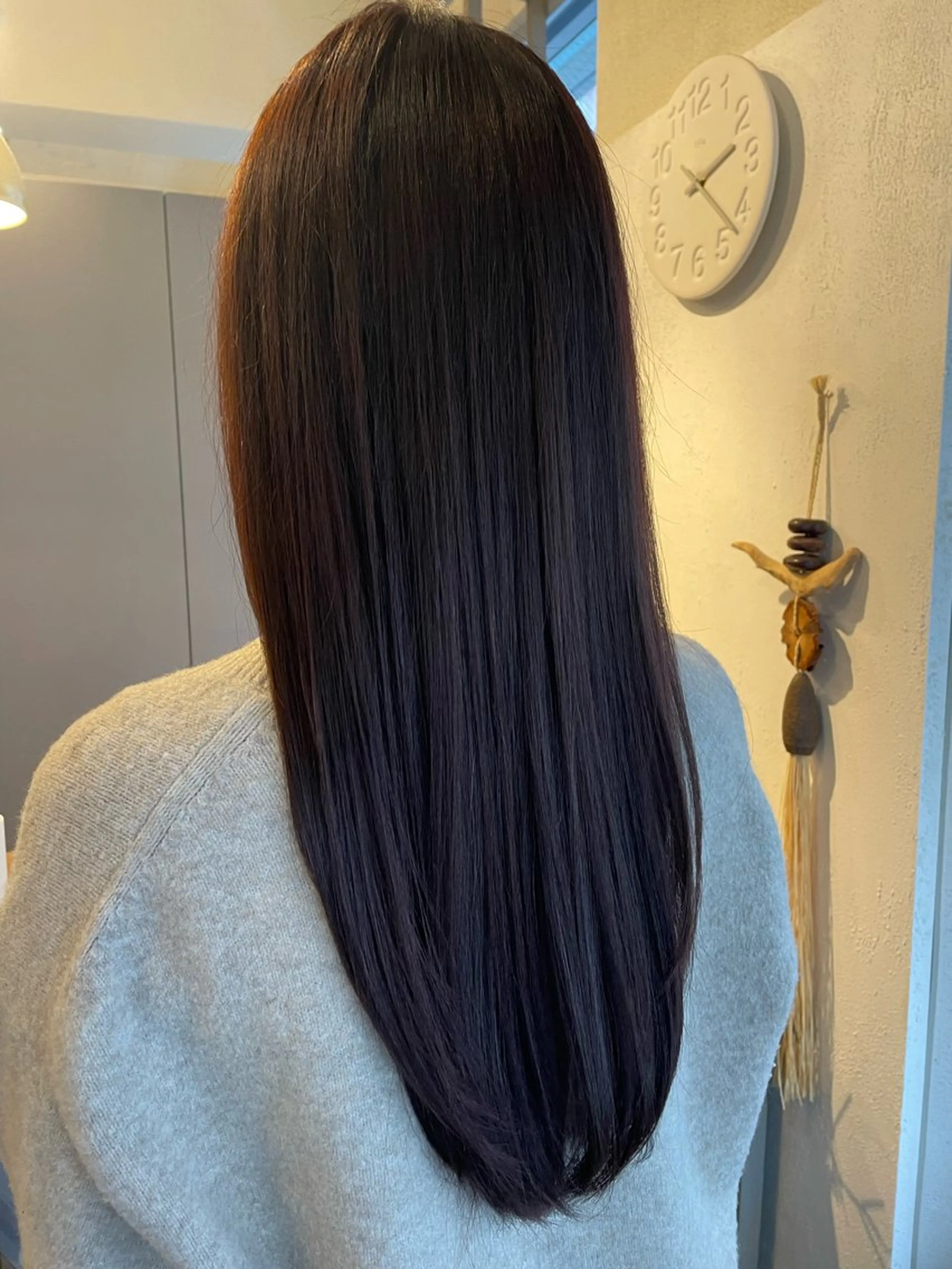 ロング カラー 【髪質改善】【美髪】 【ツヤ髪】ほしのちりのヘアスタイル