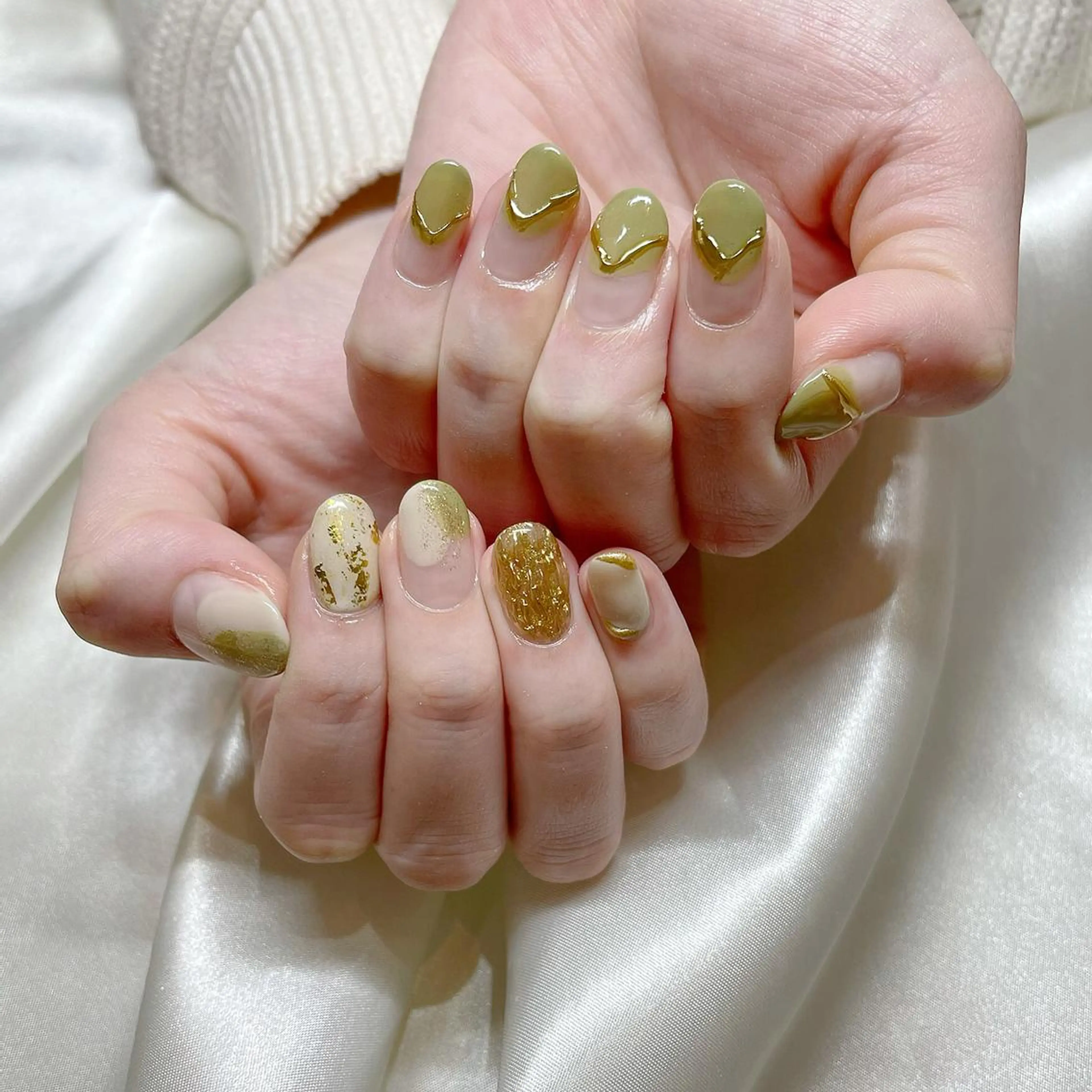 ネイル ミルフィーユ /Tomoeのネイルデザイン