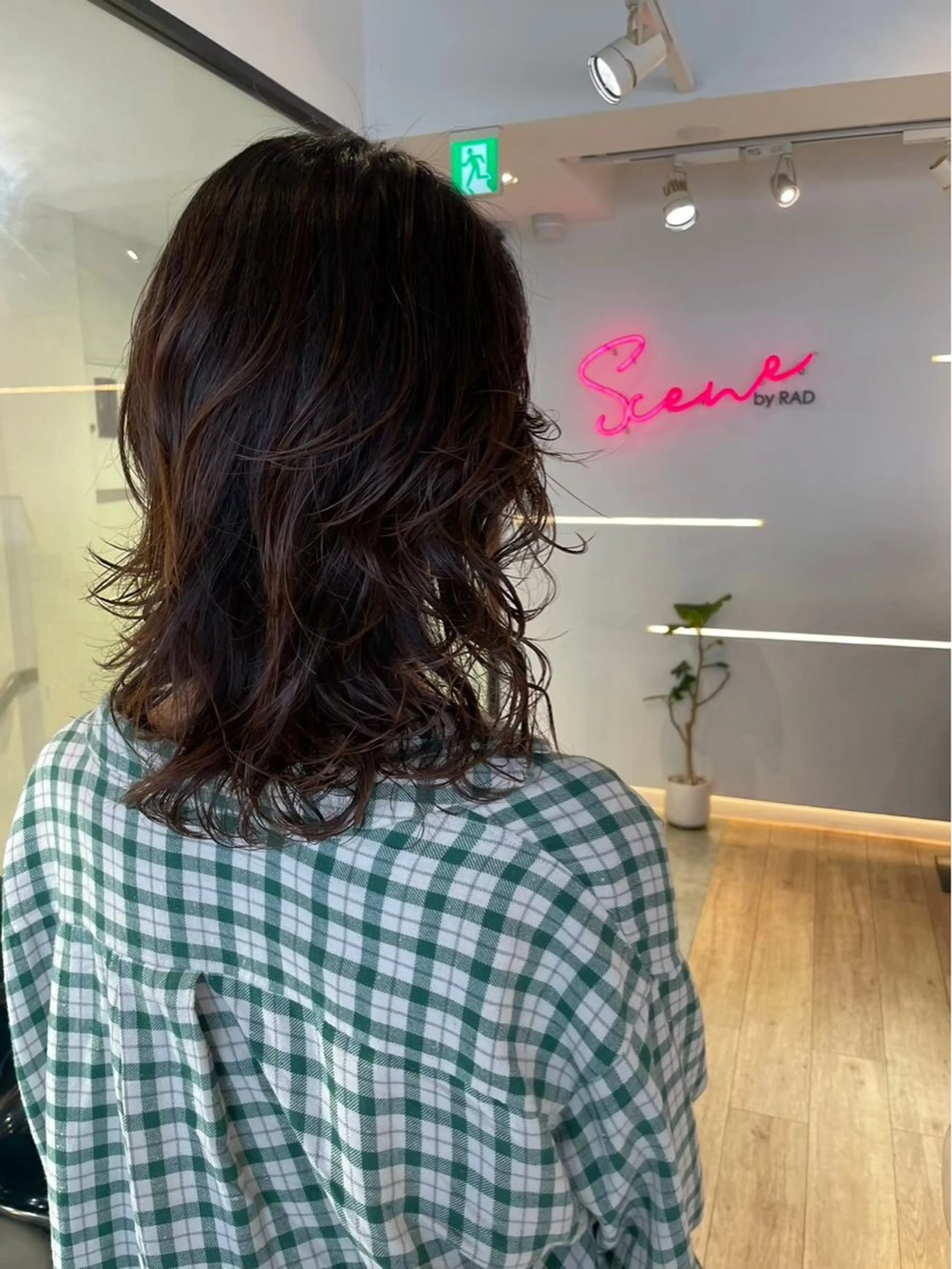 ミディアム パーマ 🎀暖色カラー 西川芽依🎀のヘアスタイル