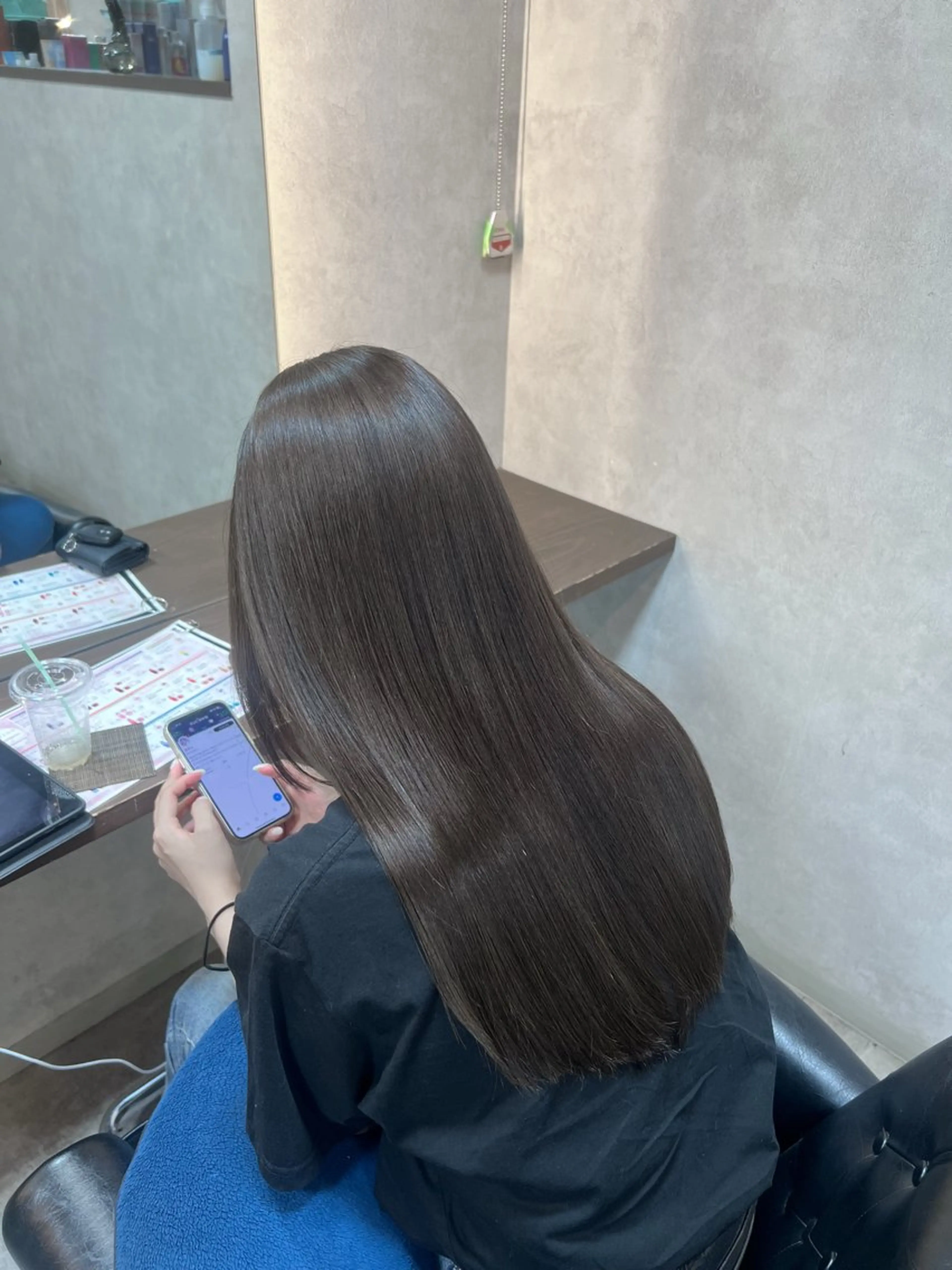 ロング RIENS Xrea nanamiのヘアスタイル