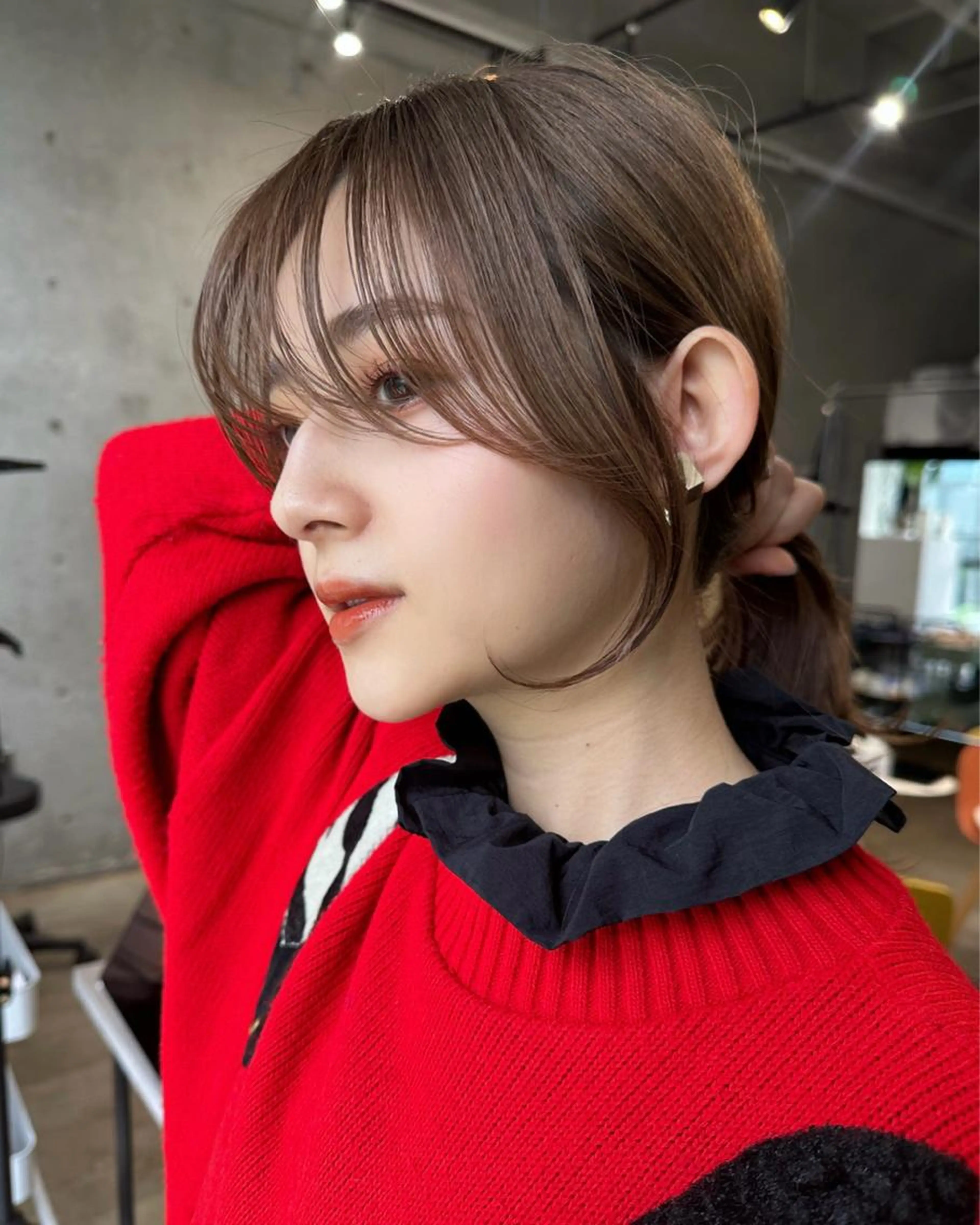 💕minimo限定💕✨前髪顔周りカット＋前髪ストレート✨の写真