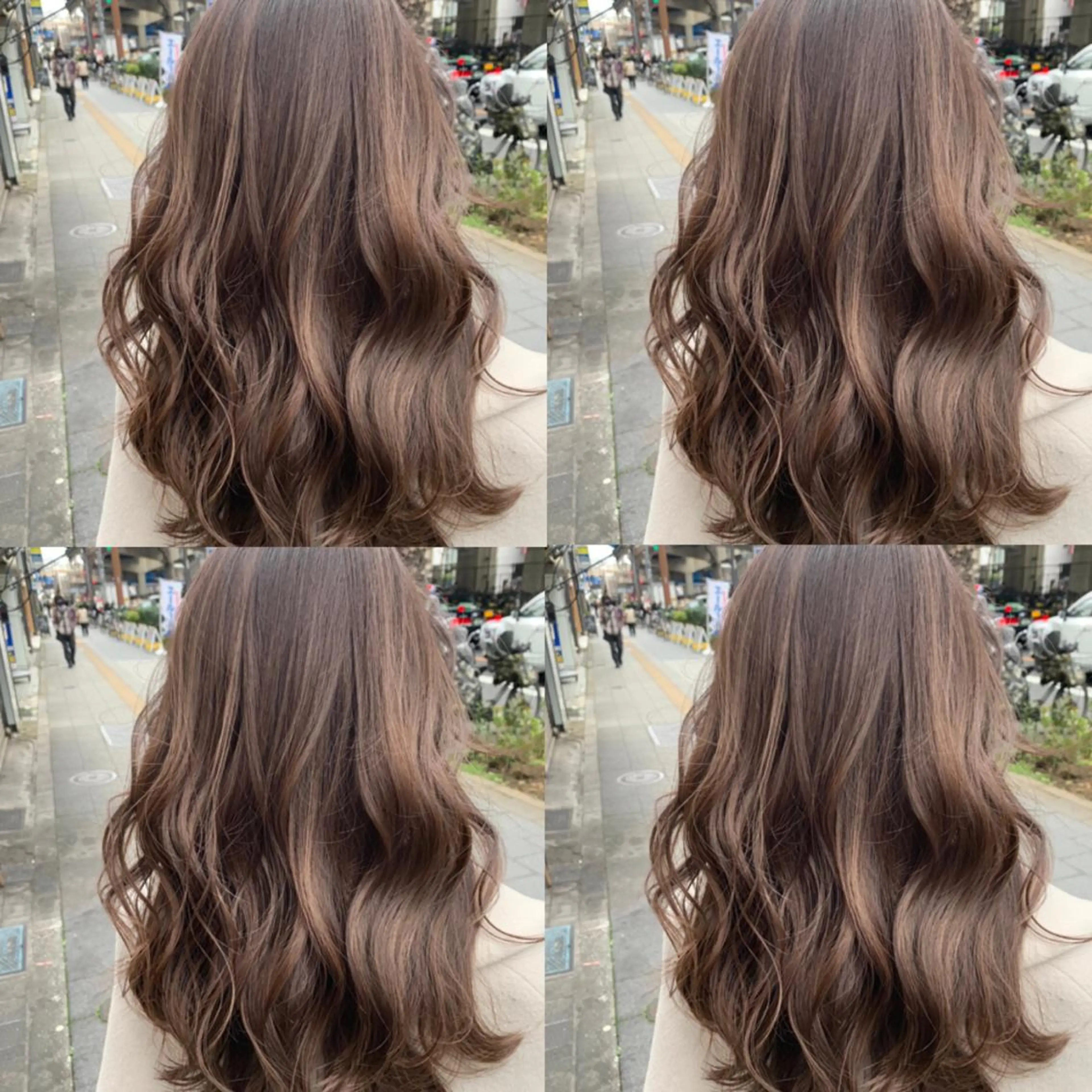 ロング カラー ヘアアレンジ 🦋韓国ヘア 坂本 菜摘🦋のヘアスタイル