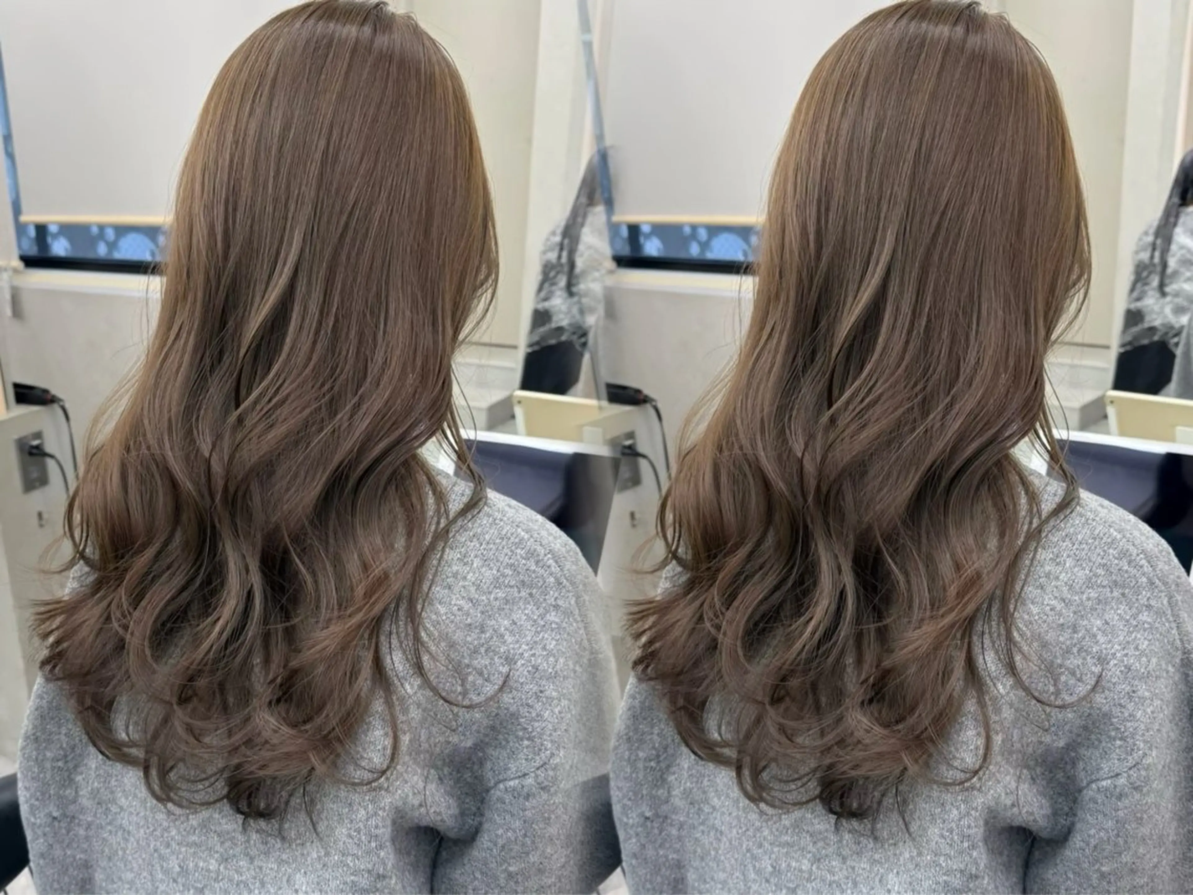 セミロング カット トリートメント 韓国🇰🇷レイヤー 透明感/秀瑛🩶のヘアスタイル
