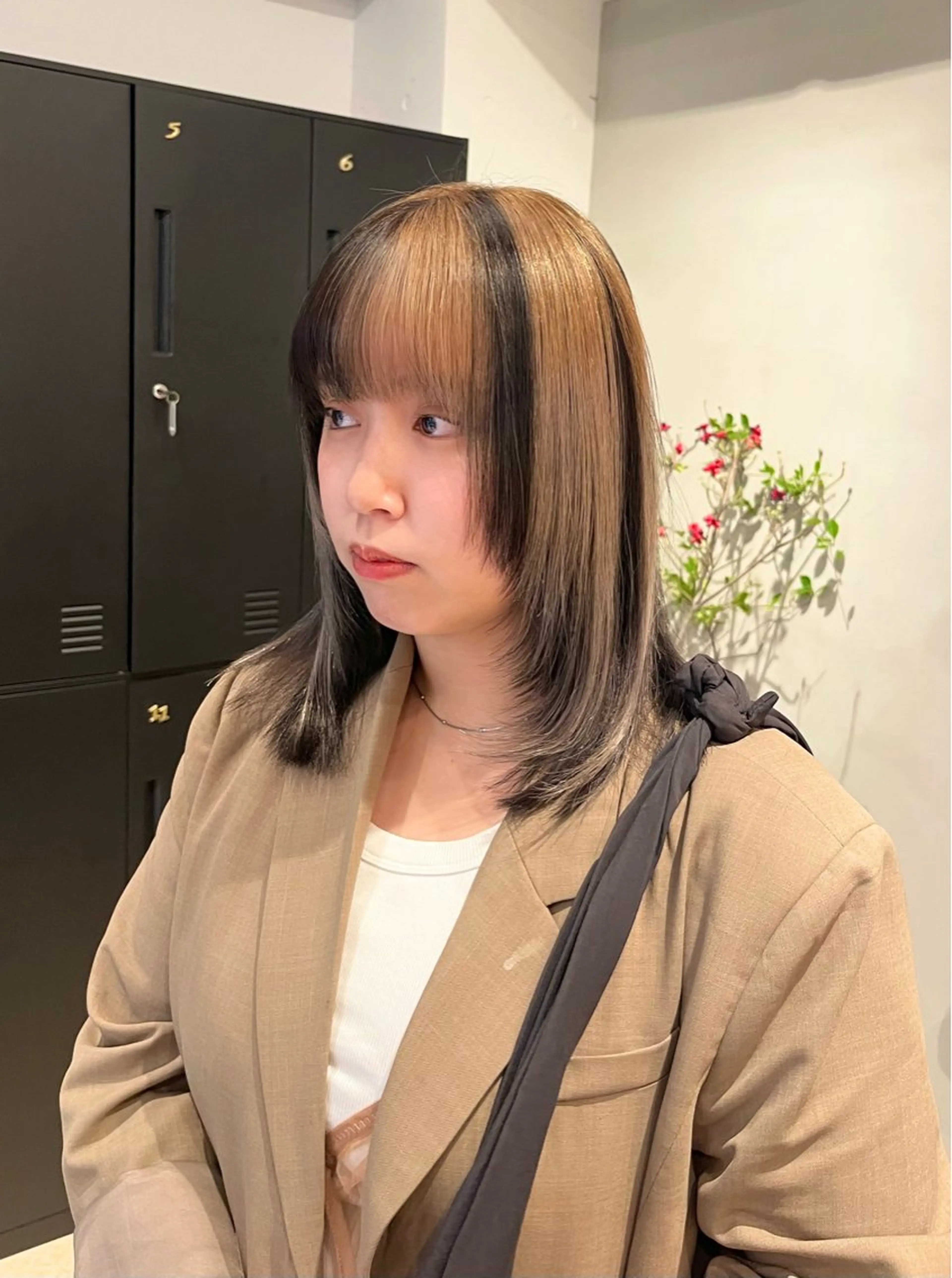 セミロング ヘアカラー トリートメント 🌙透明感カラー✖︎ カンナ🌙のヘアスタイル
