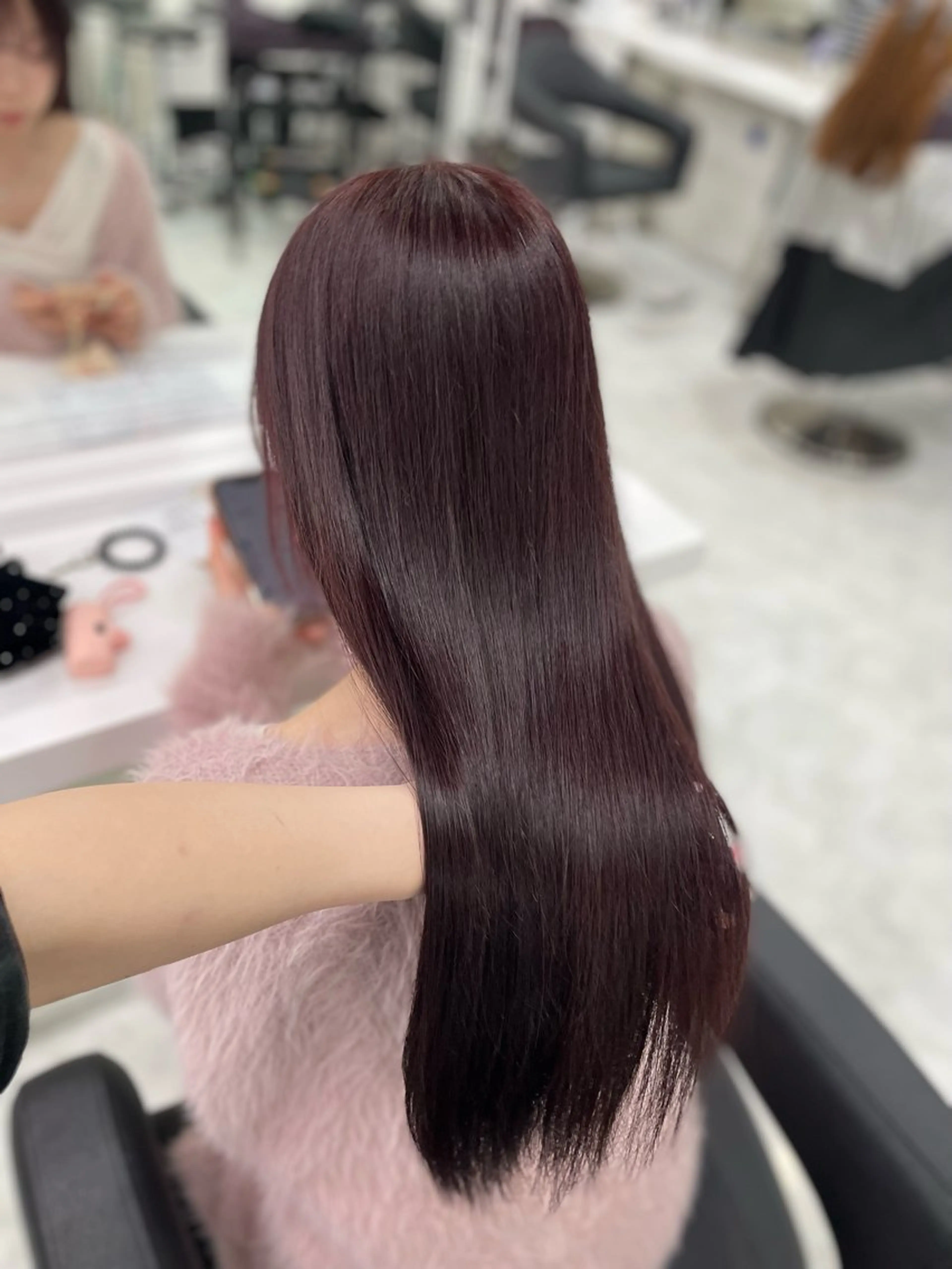 ロング カラー カット ヘアカラー トリートメント 💗トレンド暖色ヘア Natsumi 💗のヘアスタイル