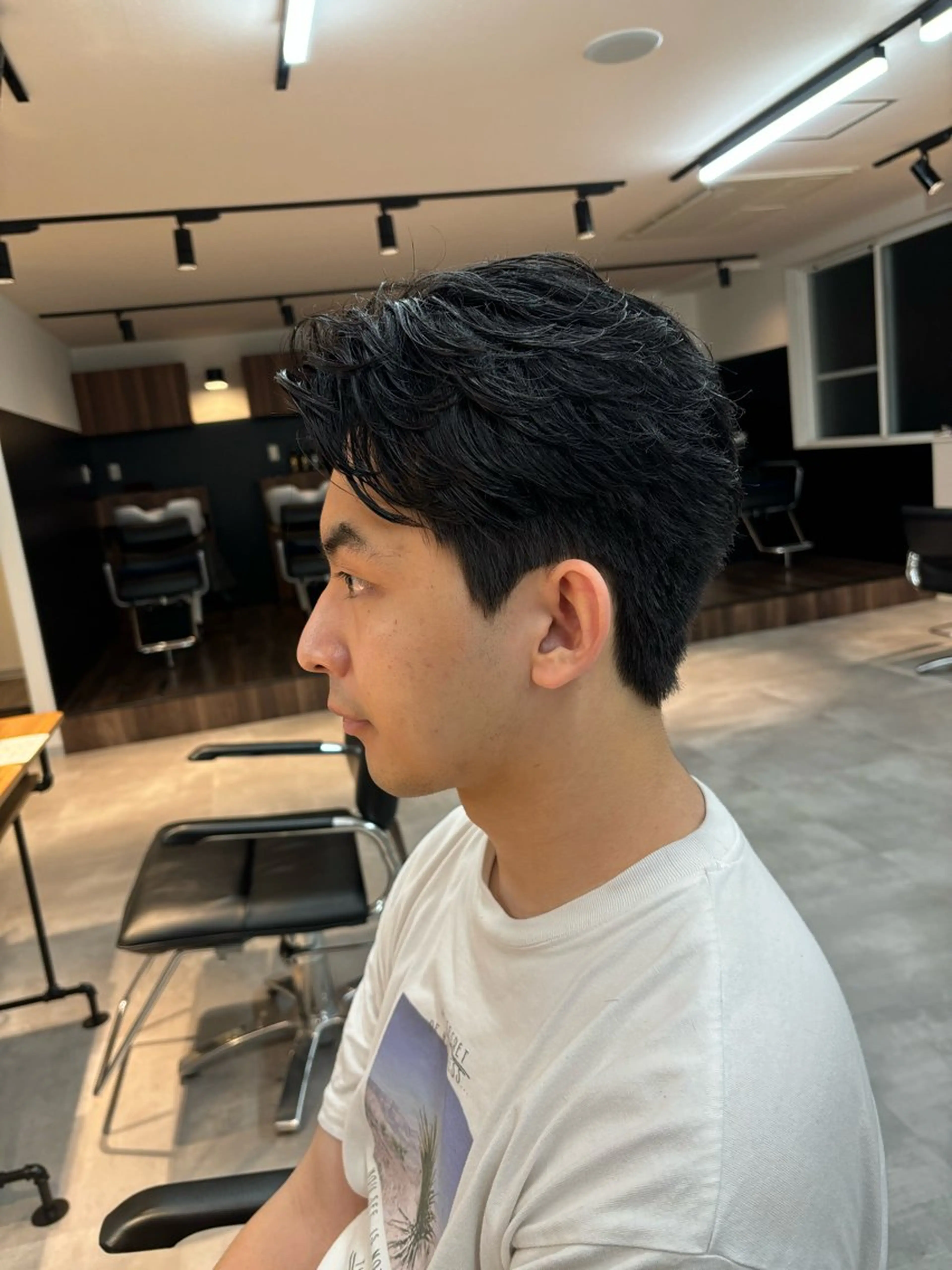 パーマ メンズ フェザーパーマ メンズパーマ カット パーマ 保立/メンズカット 千葉駅フェザーパーマのヘアスタイル