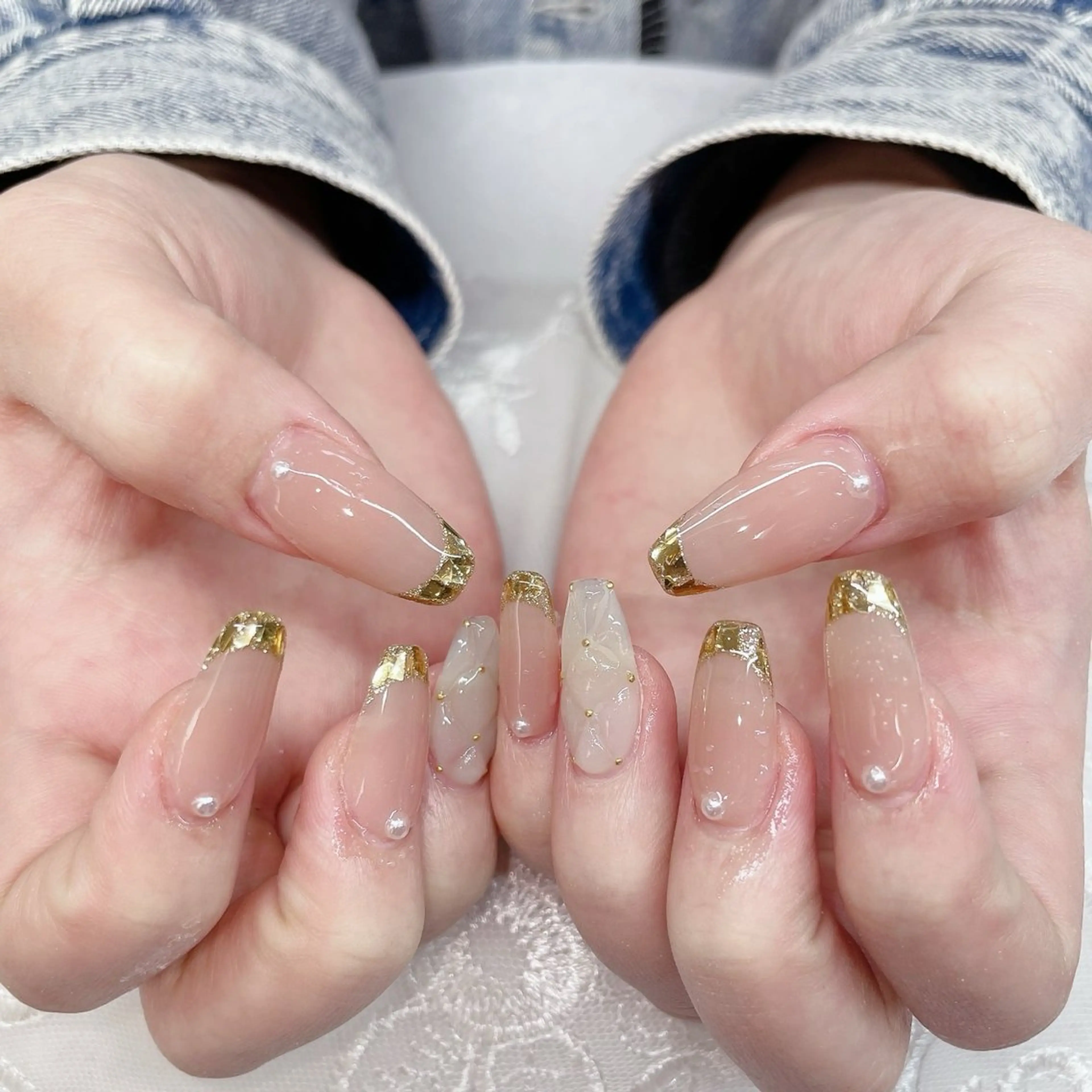ネイル ハンドネイル ハンドケア 💜MIYA nail川崎店のネイルデザイン