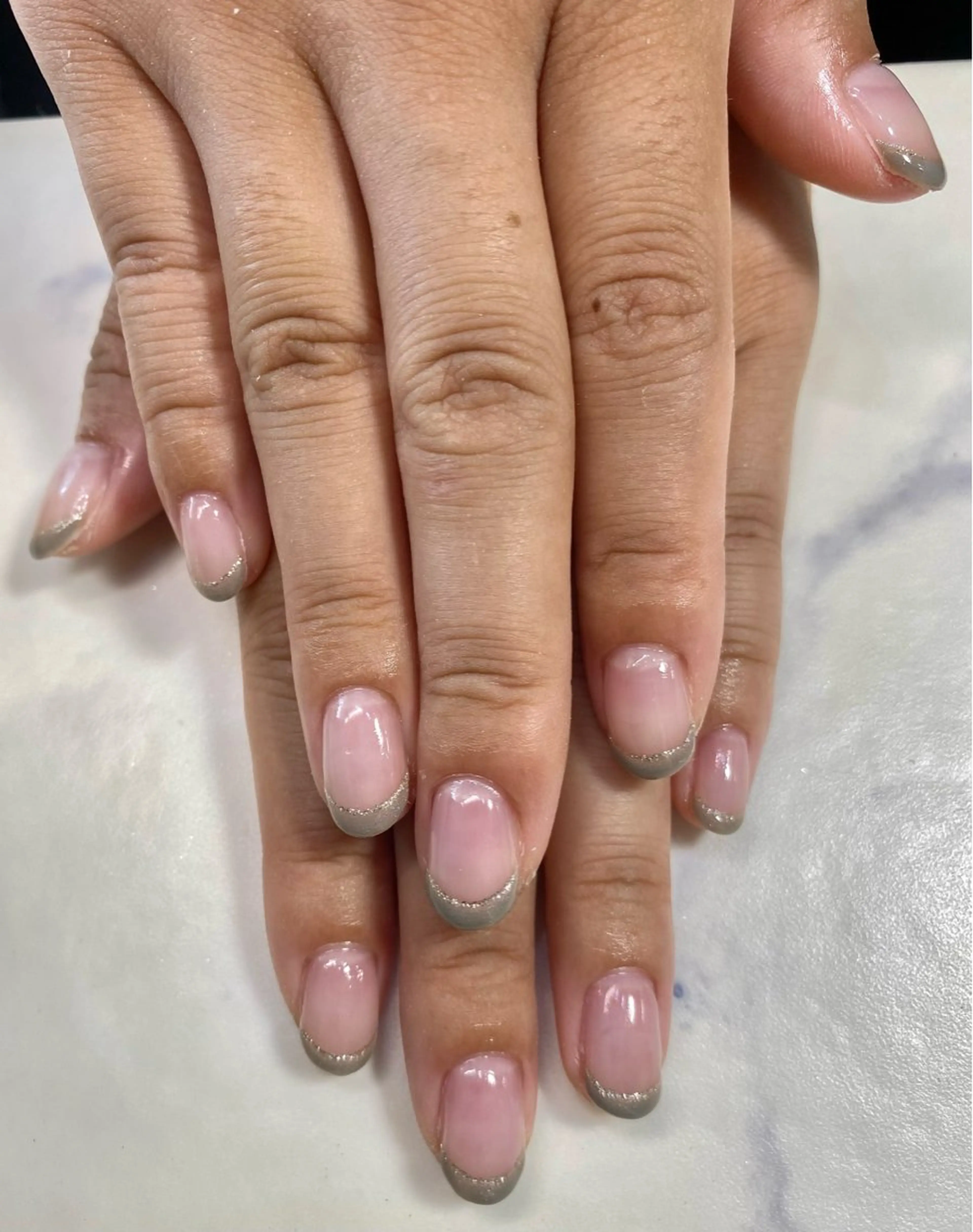 ネイル フレンチネイル Nail Salon Three所属・Three いわなべのネイルデザイン