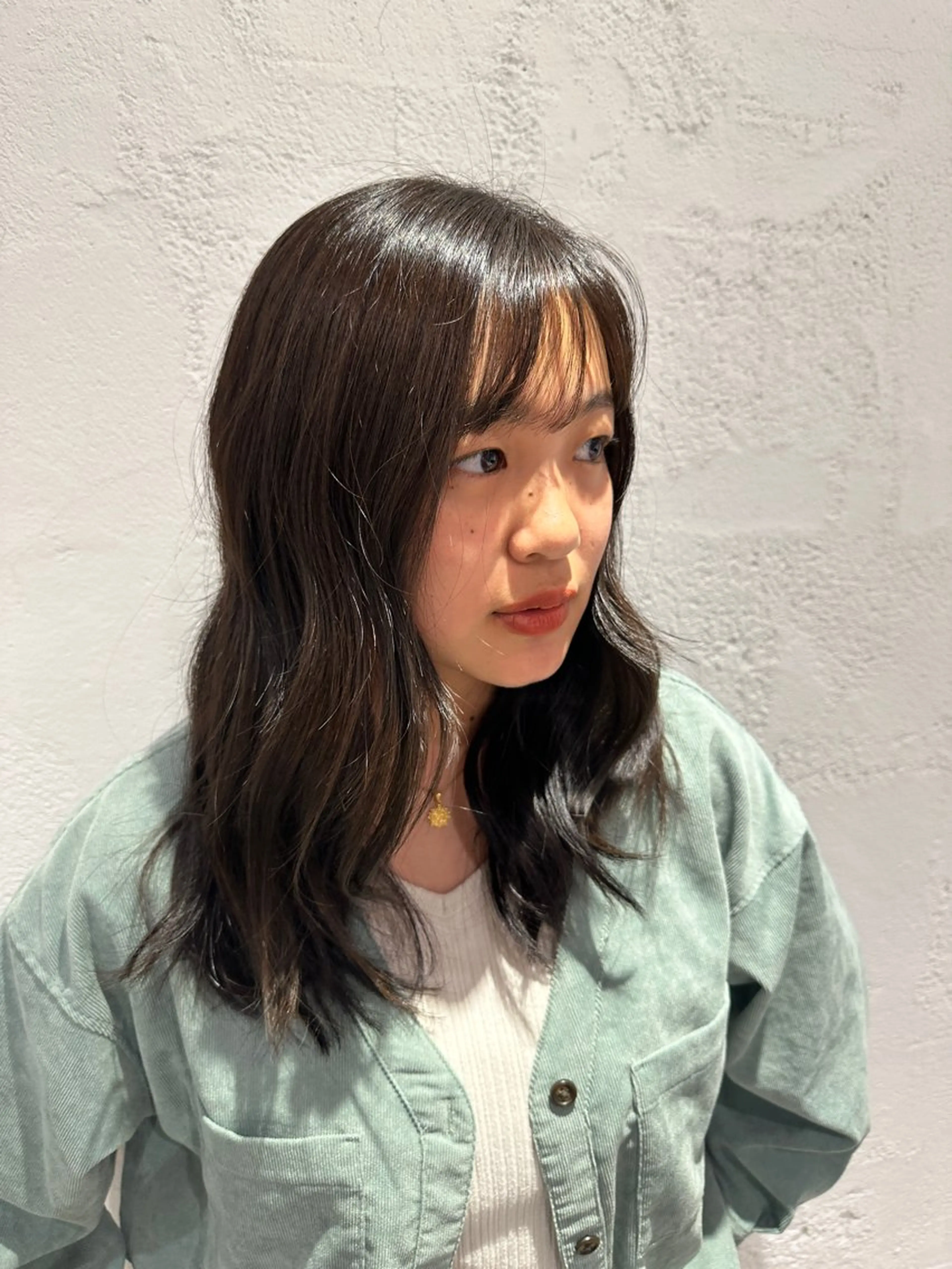 セミロング こうた/髪質改善 ストレート/ヘアケアのヘアスタイル