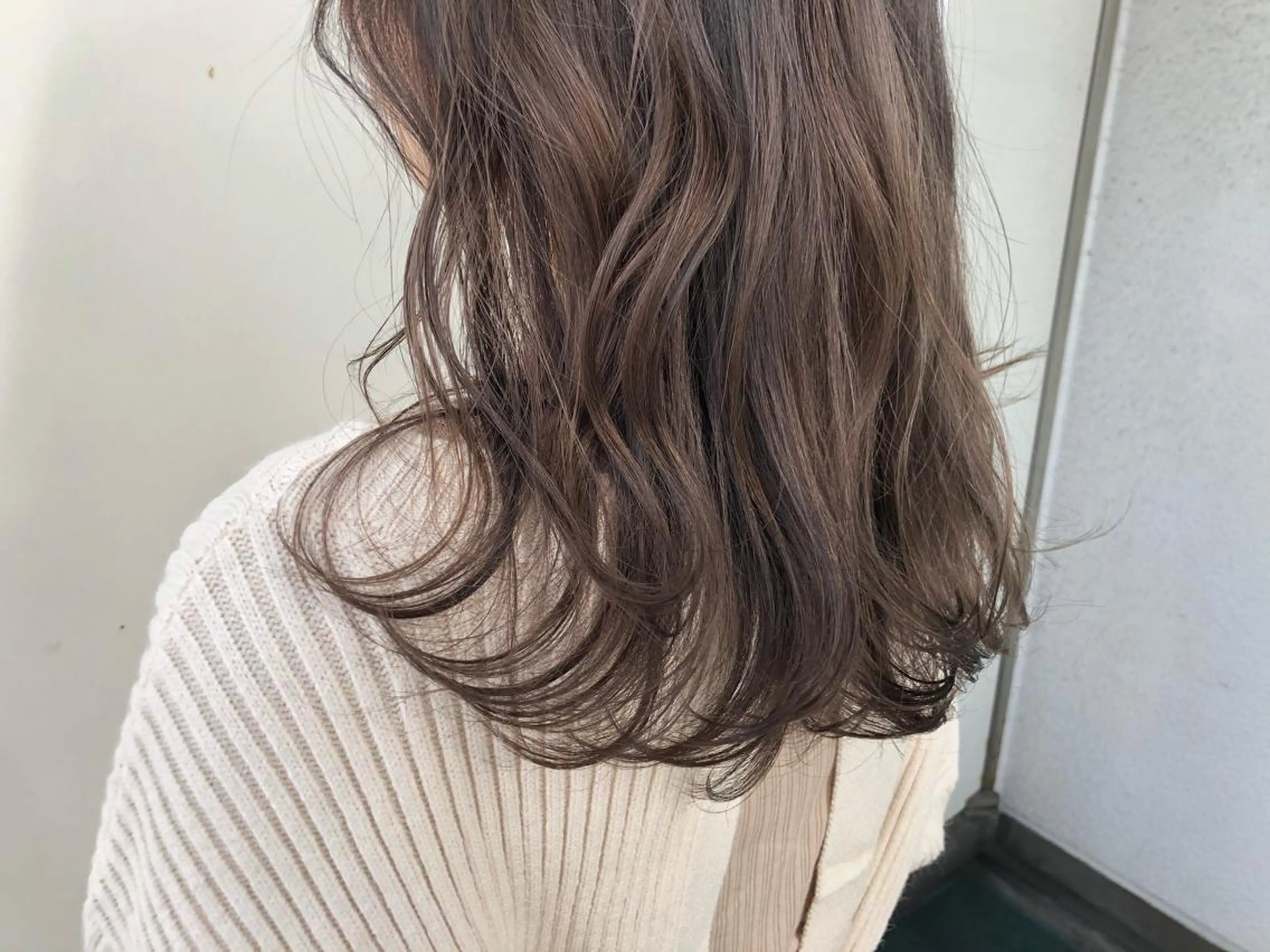 セミロング カラー ヘアアレンジ ブリーチ ブリーチなしカラー NANA／trend style🕊🍑のヘアスタイル
