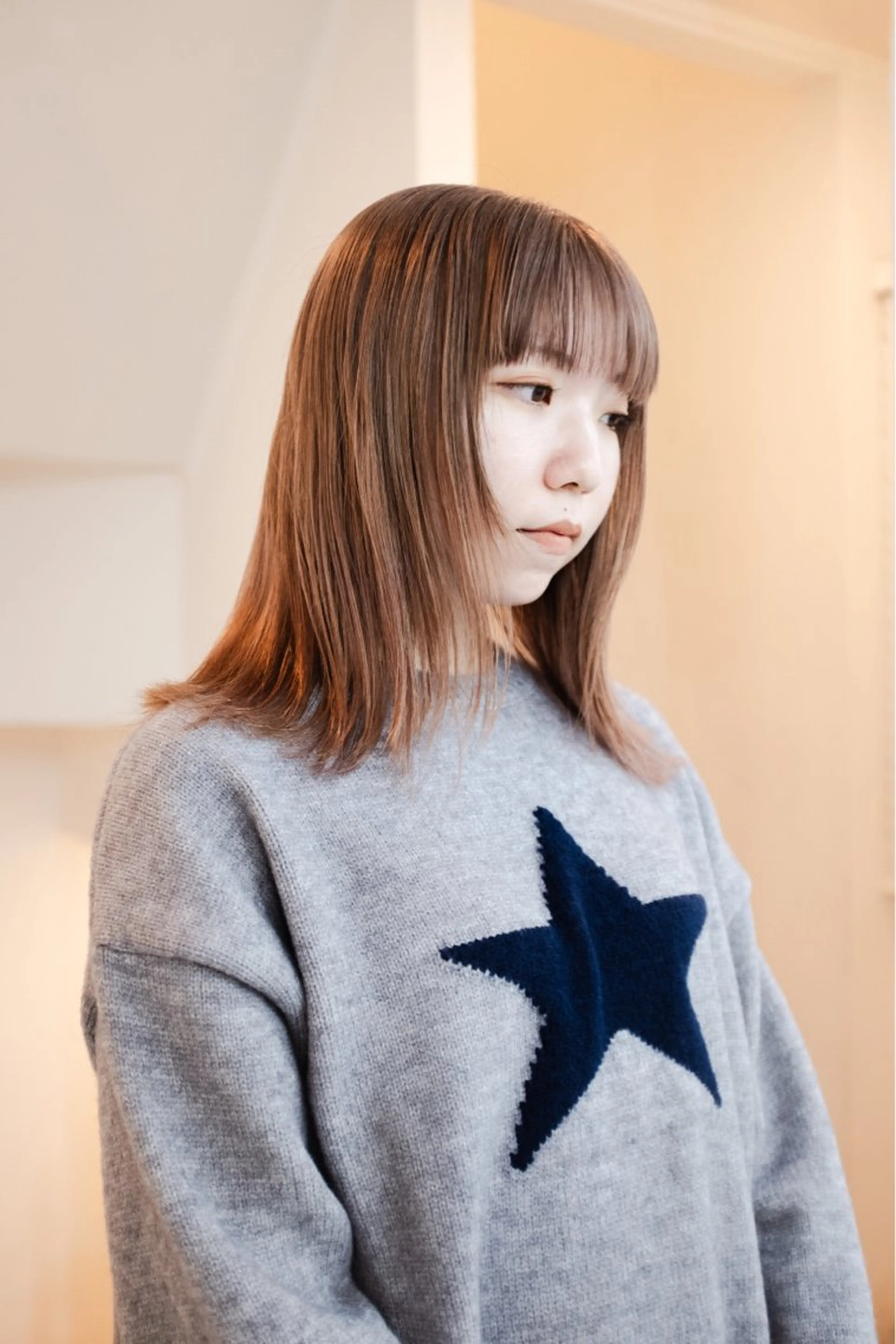 ミディアム カラー ヘアアレンジ 🦠カラーリスト/ 魚瀬あおい🦠のヘアスタイル