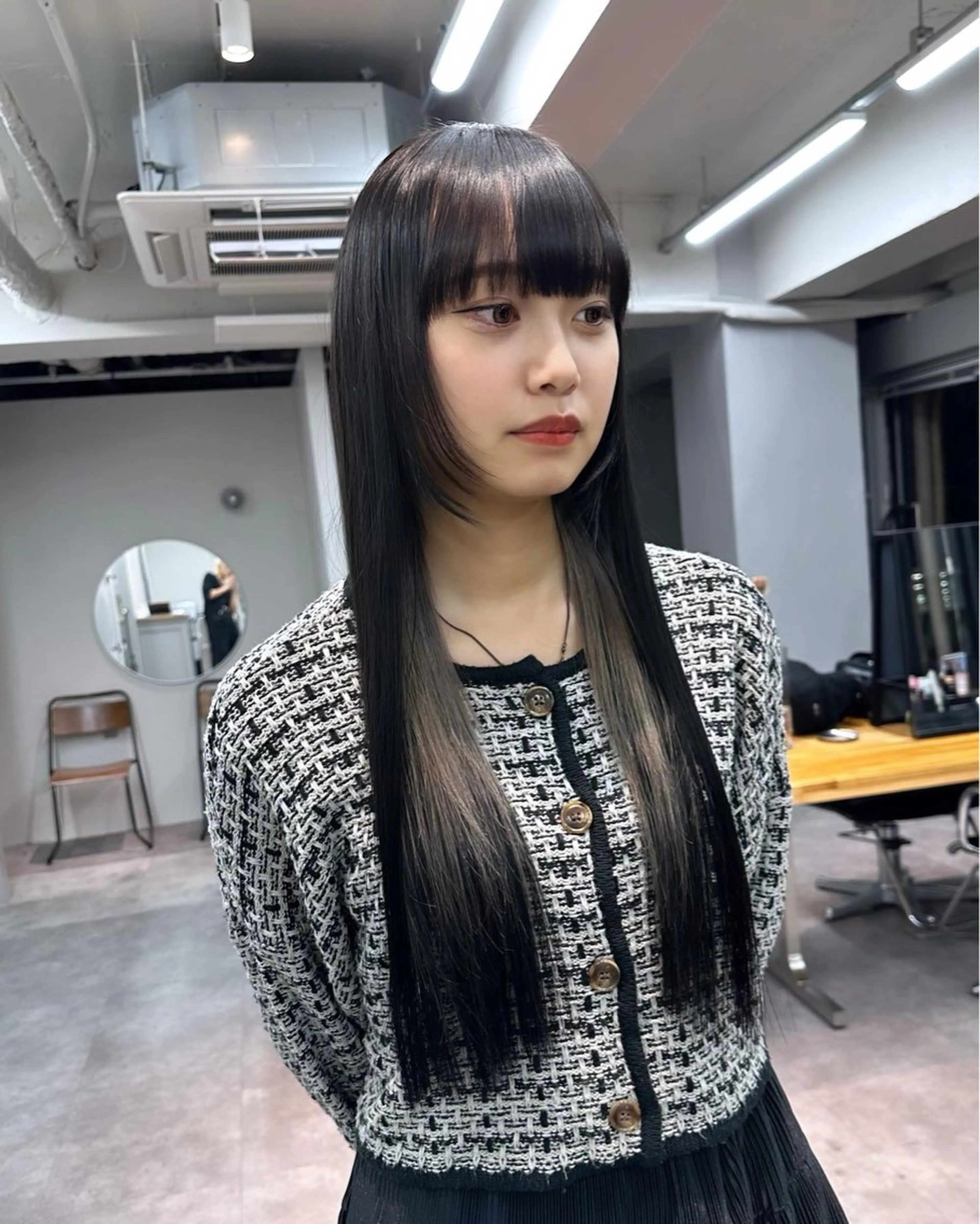ロング ミルクティーベージュ 💫HARUTOのヘアスタイル