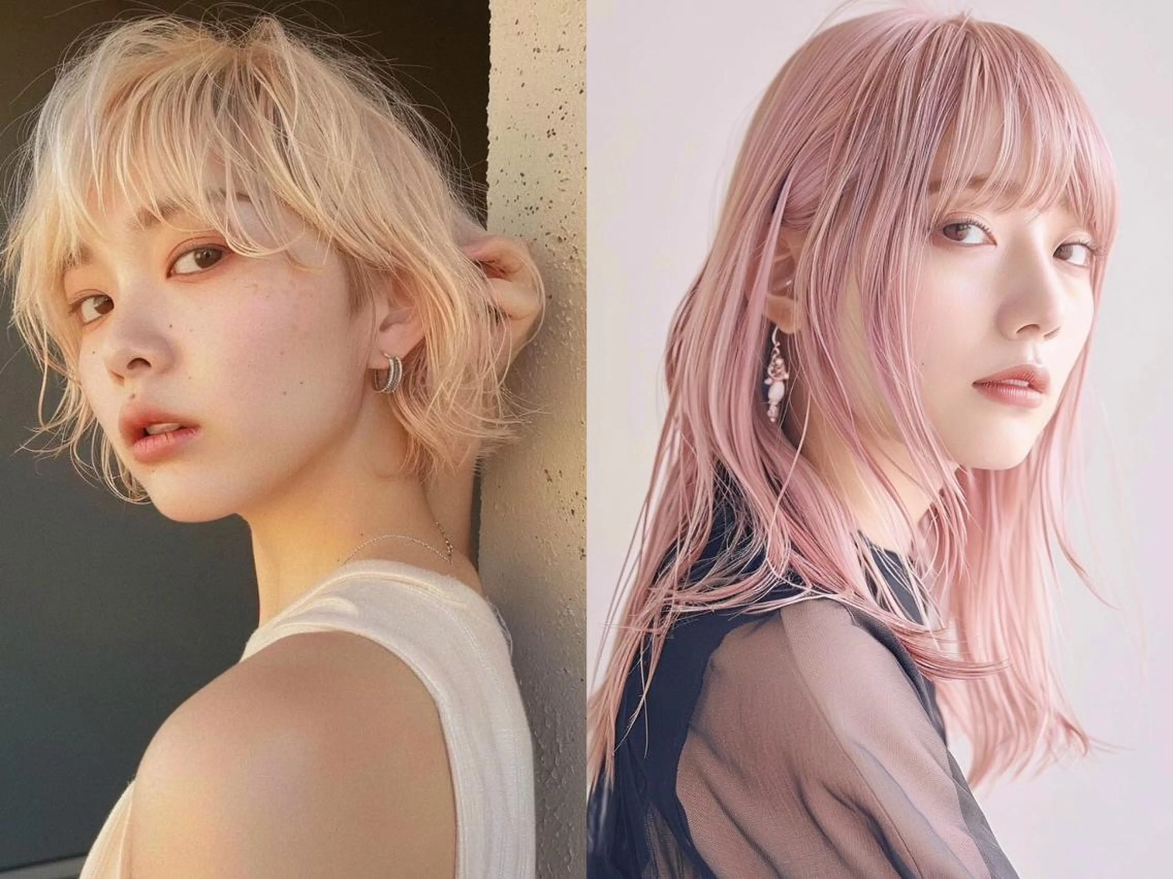 【🤍ハイトーンカラー🤍】ブリーチカラー➕フルカラー➕1stepトリートメントの写真