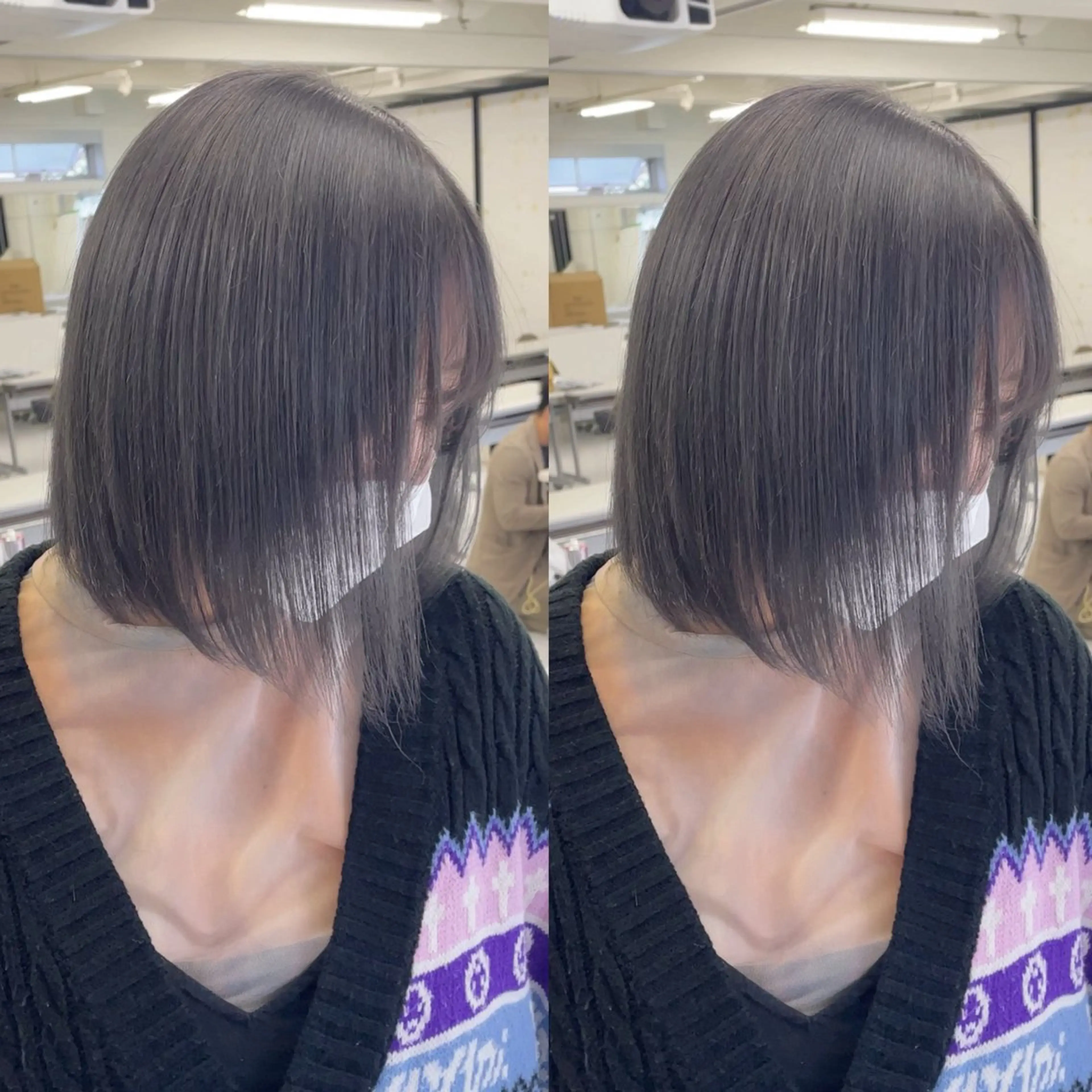 ミディアム カラー ヘアカラー スズキ マリのヘアスタイル