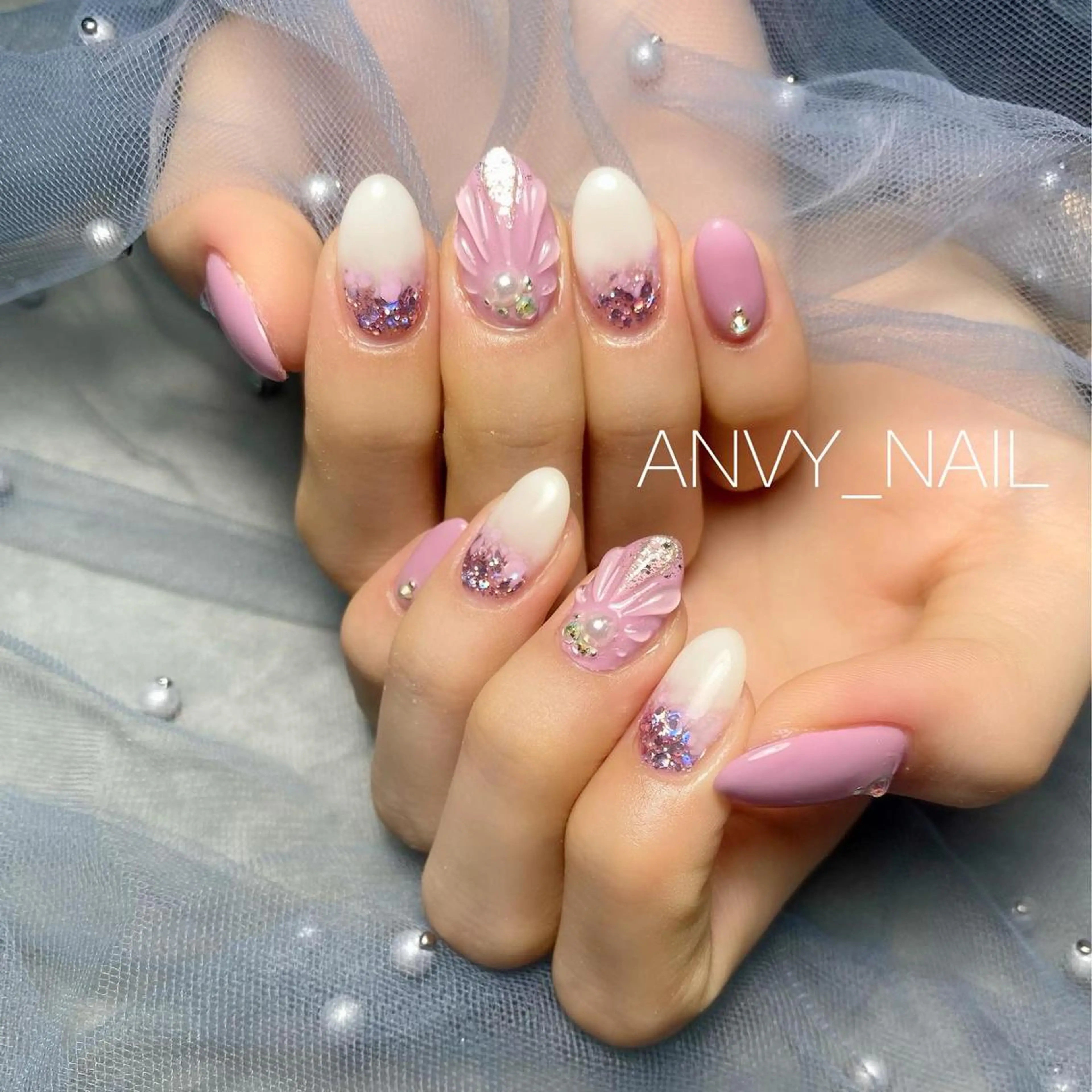 ネイル アートネイル ハンドネイル NAIL SALON あんび所属・nail salon あんびのネイルデザイン