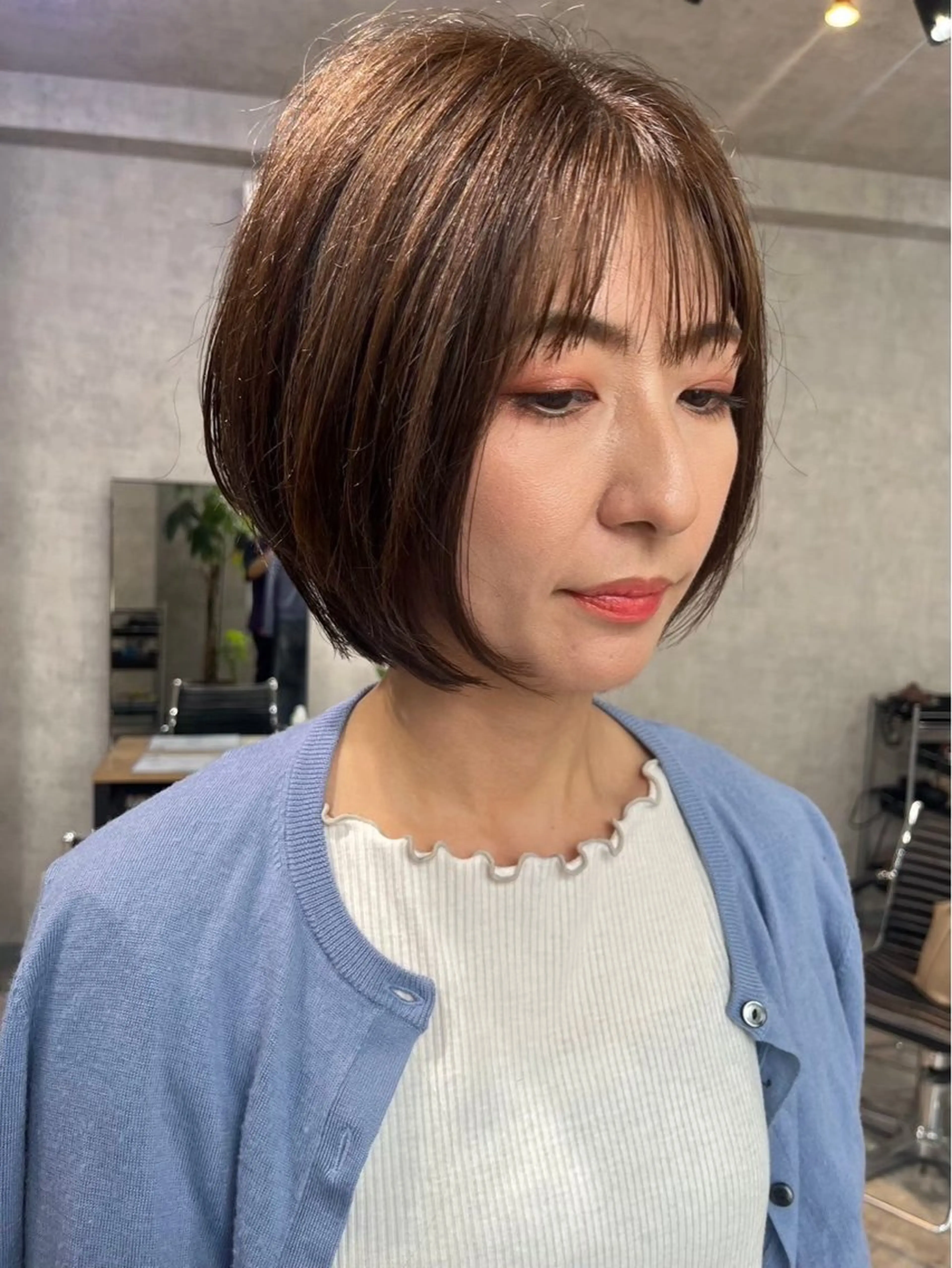 ショート カラー ヘアカラー トリートメント 飯田 晟恭のヘアスタイル