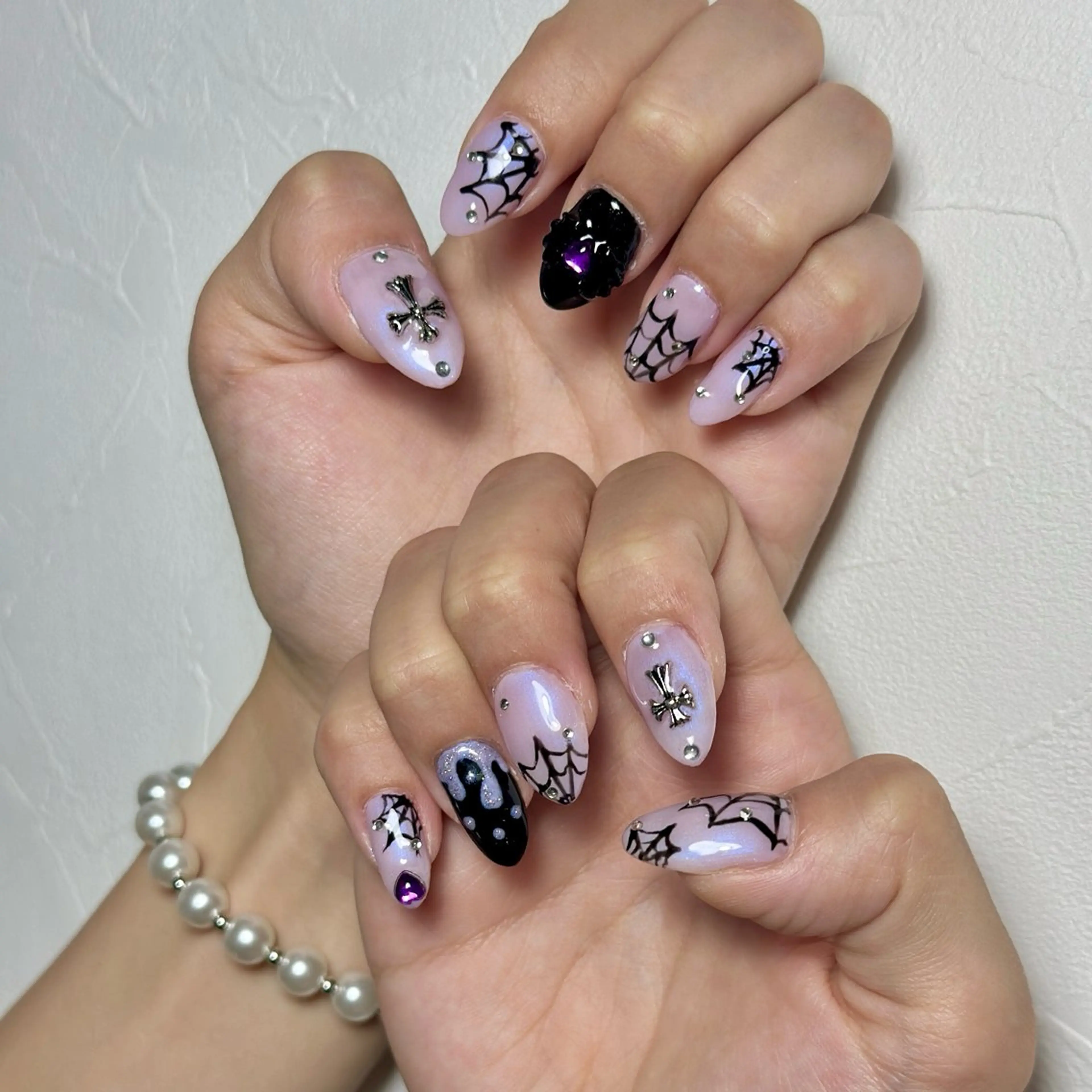ネイル ハロウィン ハンドネイル me’te’or⭐︎ AYAKA/小山市のネイルデザイン