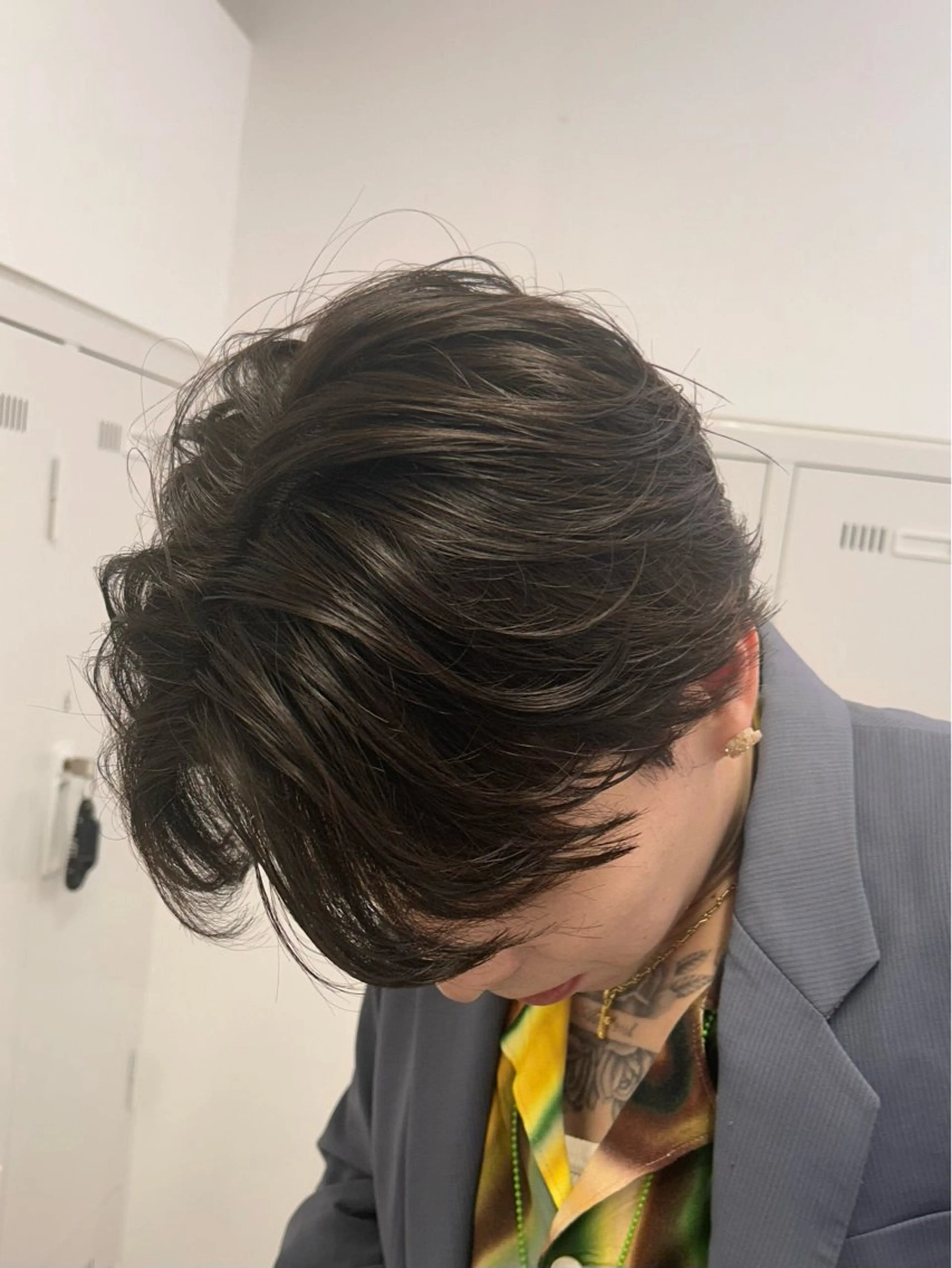 ミディアム パーマ メンズ カット パーマ ♠️メンズ特化／ 社 由樹♠️のヘアスタイル