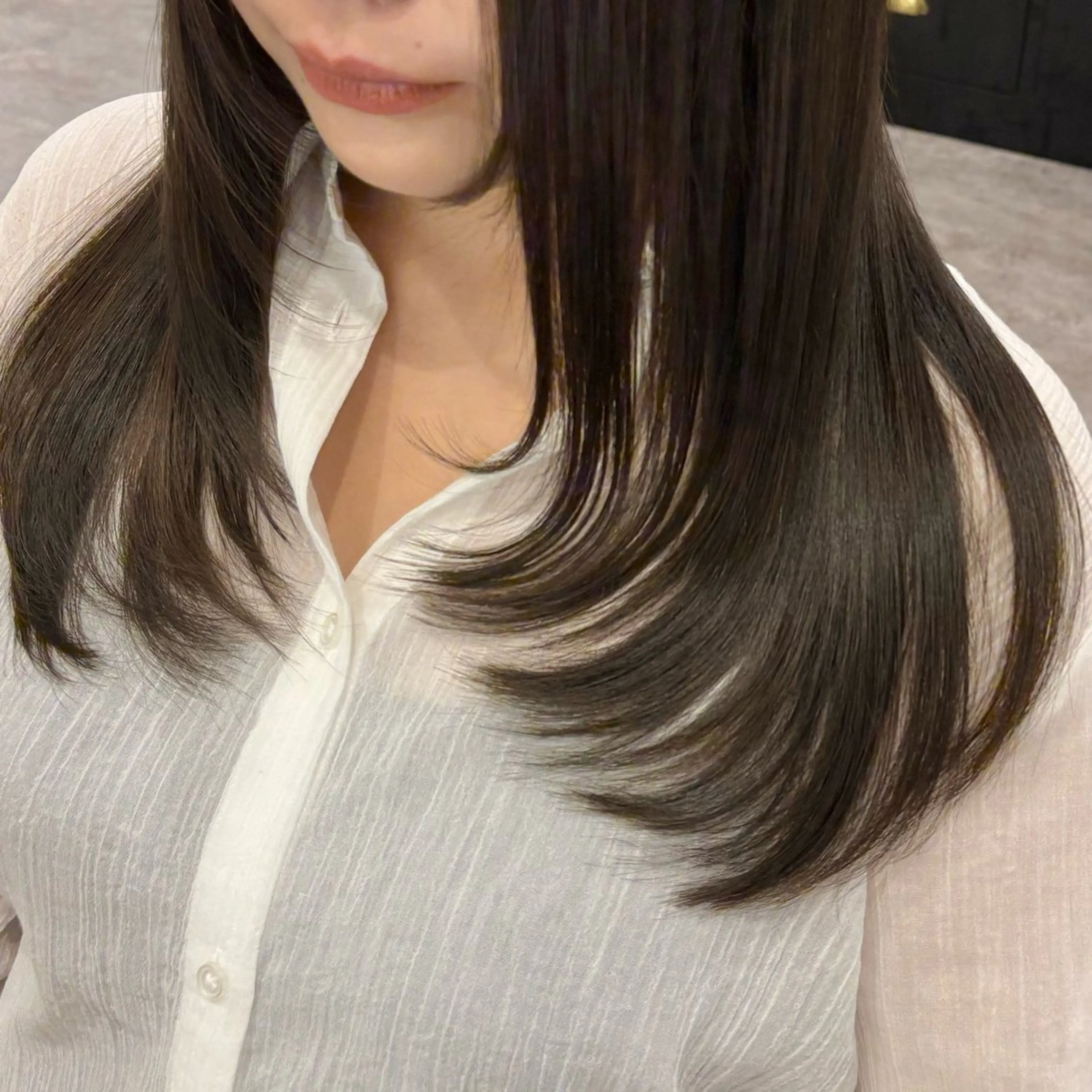 セミロング カット ヘアカラー 🎀 Saera 🎀のヘアスタイル