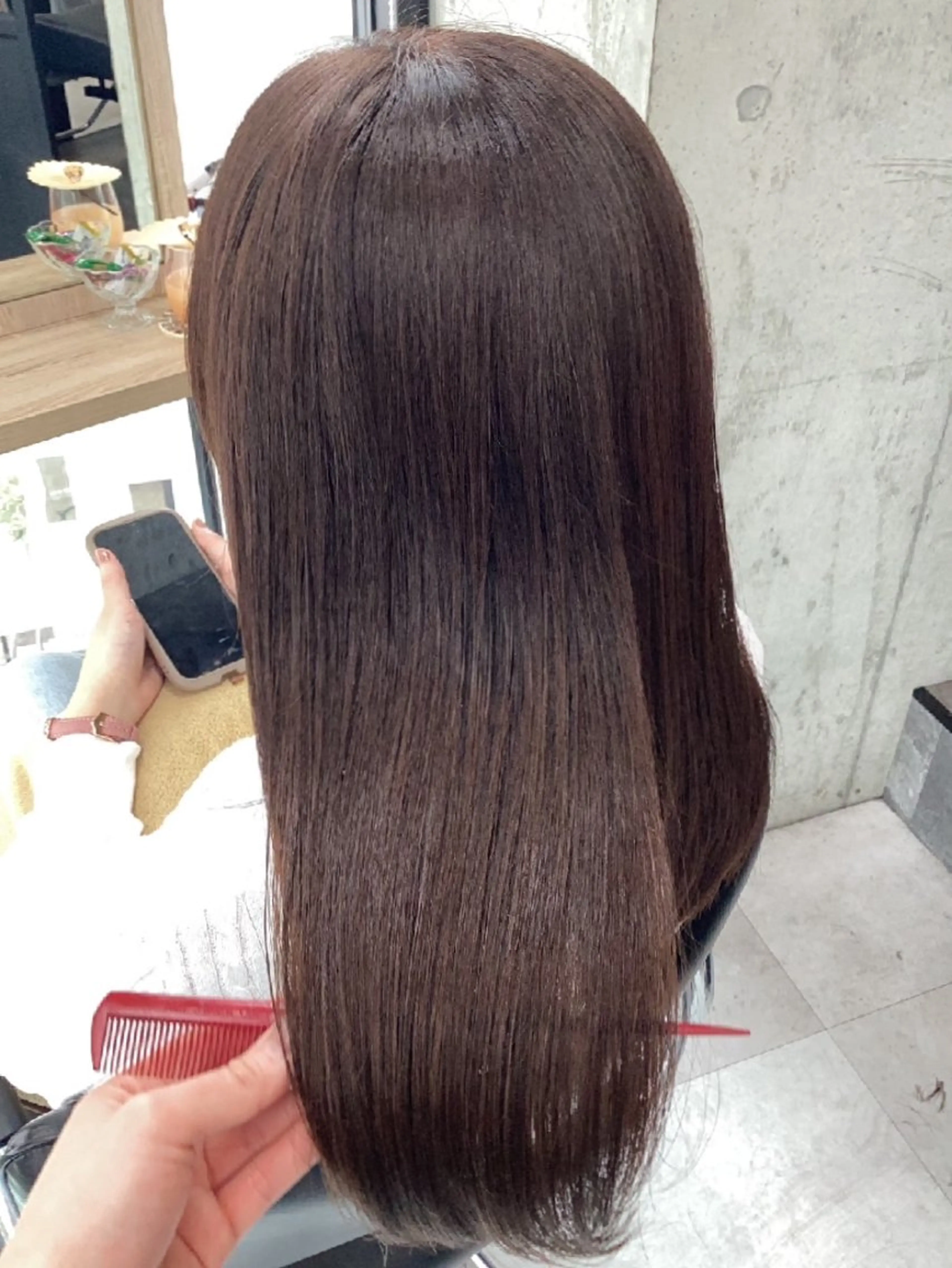 ミディアム カラー カット ヘアカラー ヘアアレンジ/透明感 カラー/AKARIのヘアスタイル