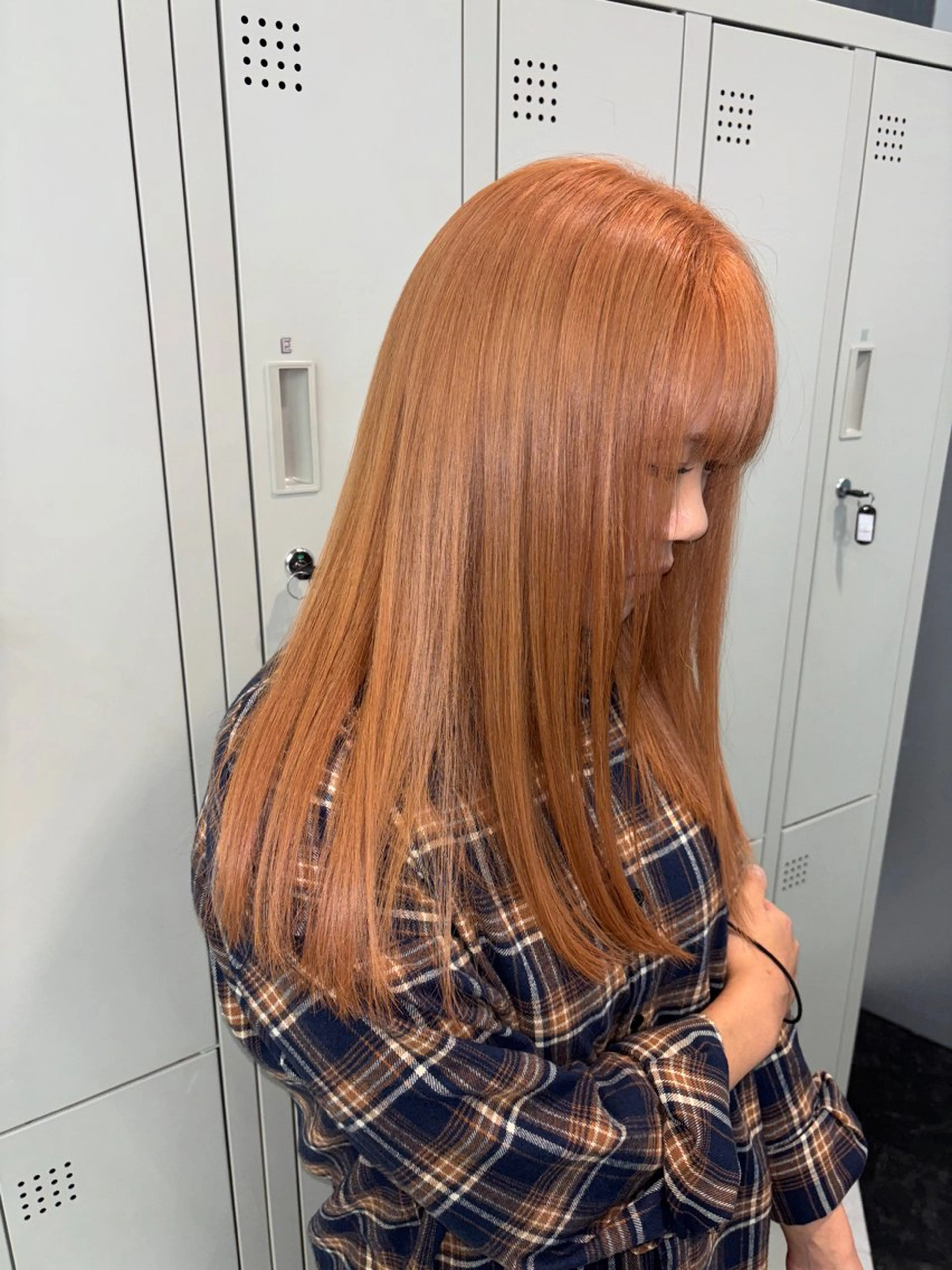 ロング カラー ヘアアレンジ ヘアカラー トリートメント ミルクティー/ピンク カラー/ みう🎀のヘアスタイル