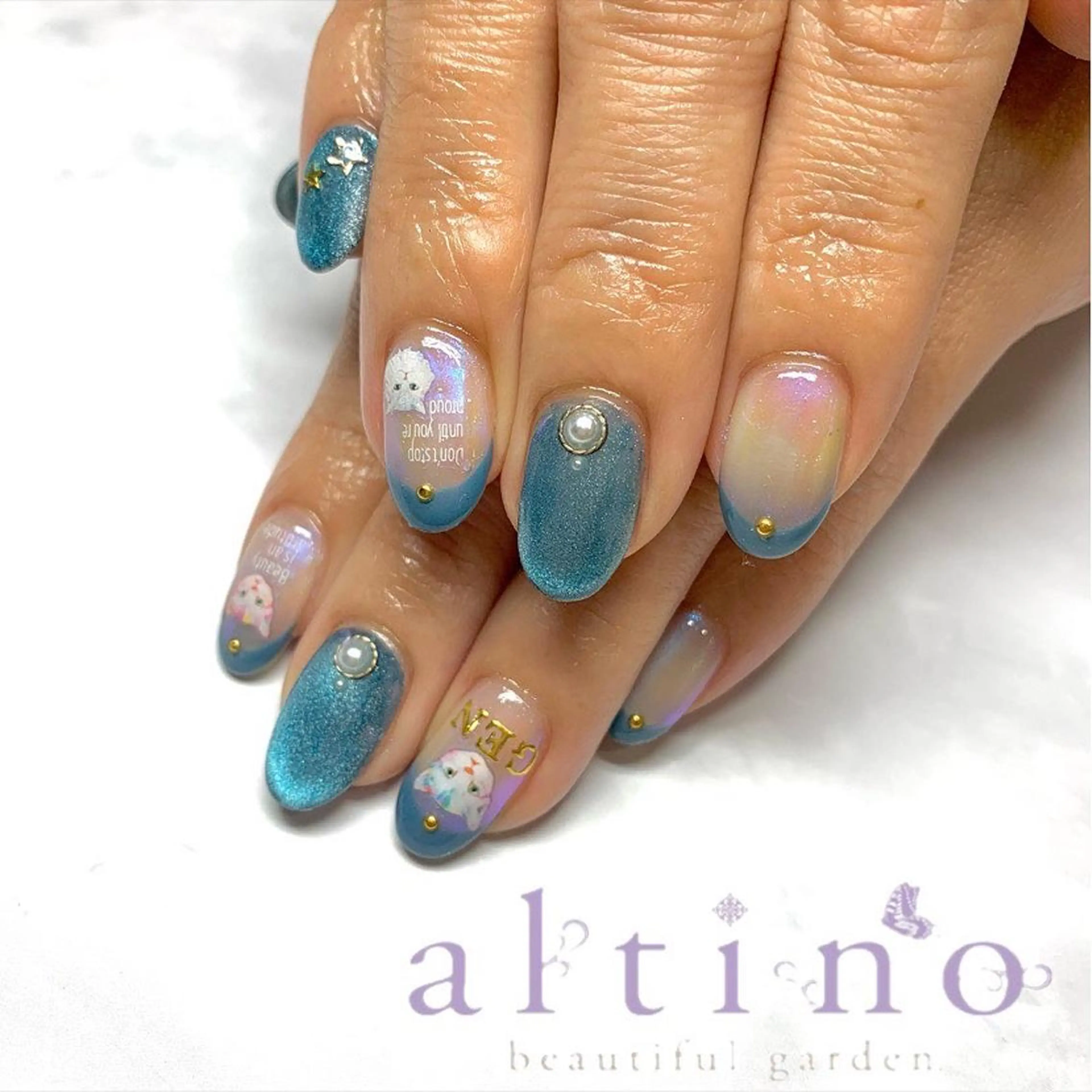 ネイル ハンドネイル nail atelier  new moon所属・森 貴子のネイルデザイン