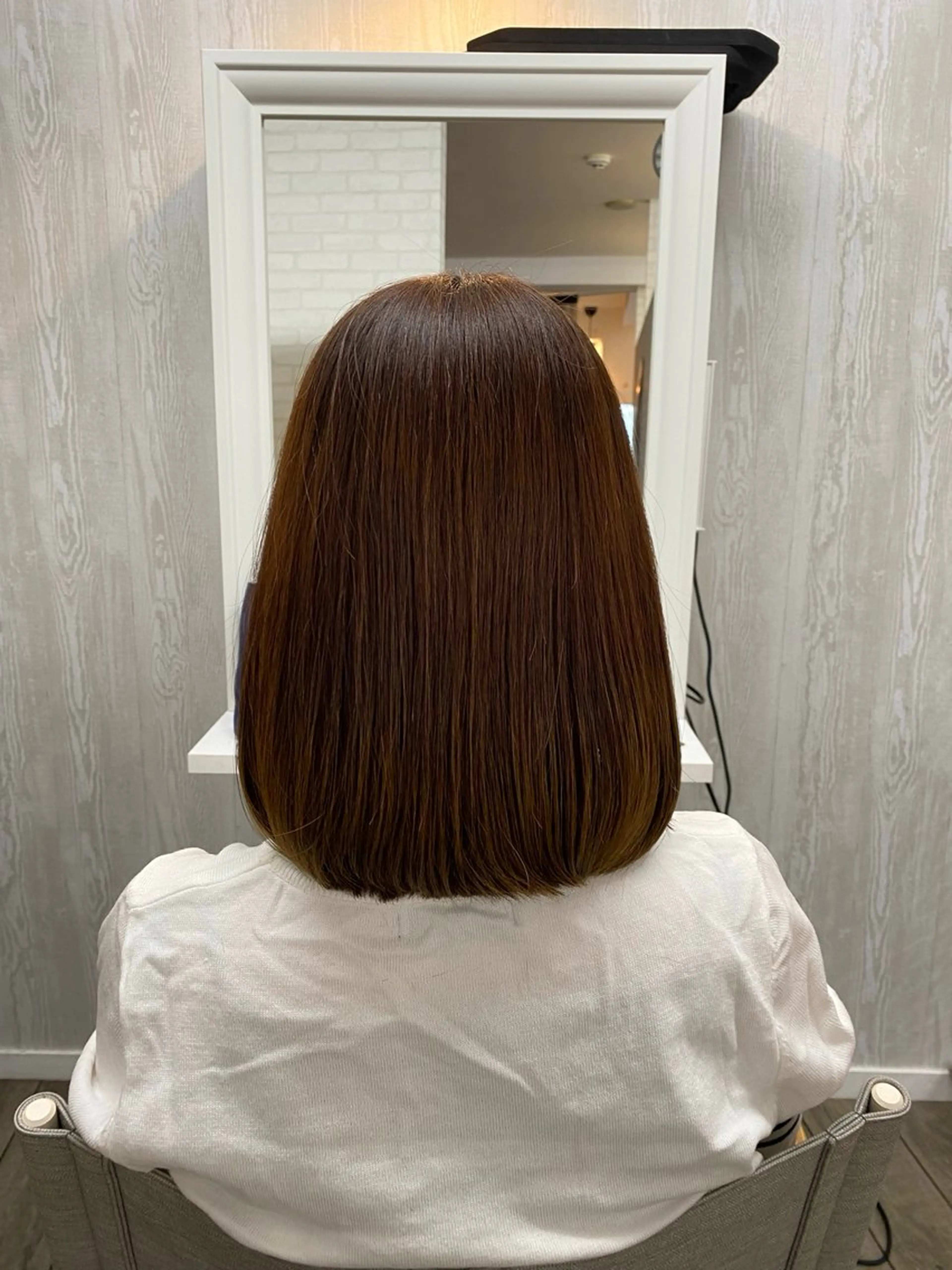 セミロング カット トリートメント THETAふじみ野 野宮のヘアスタイル