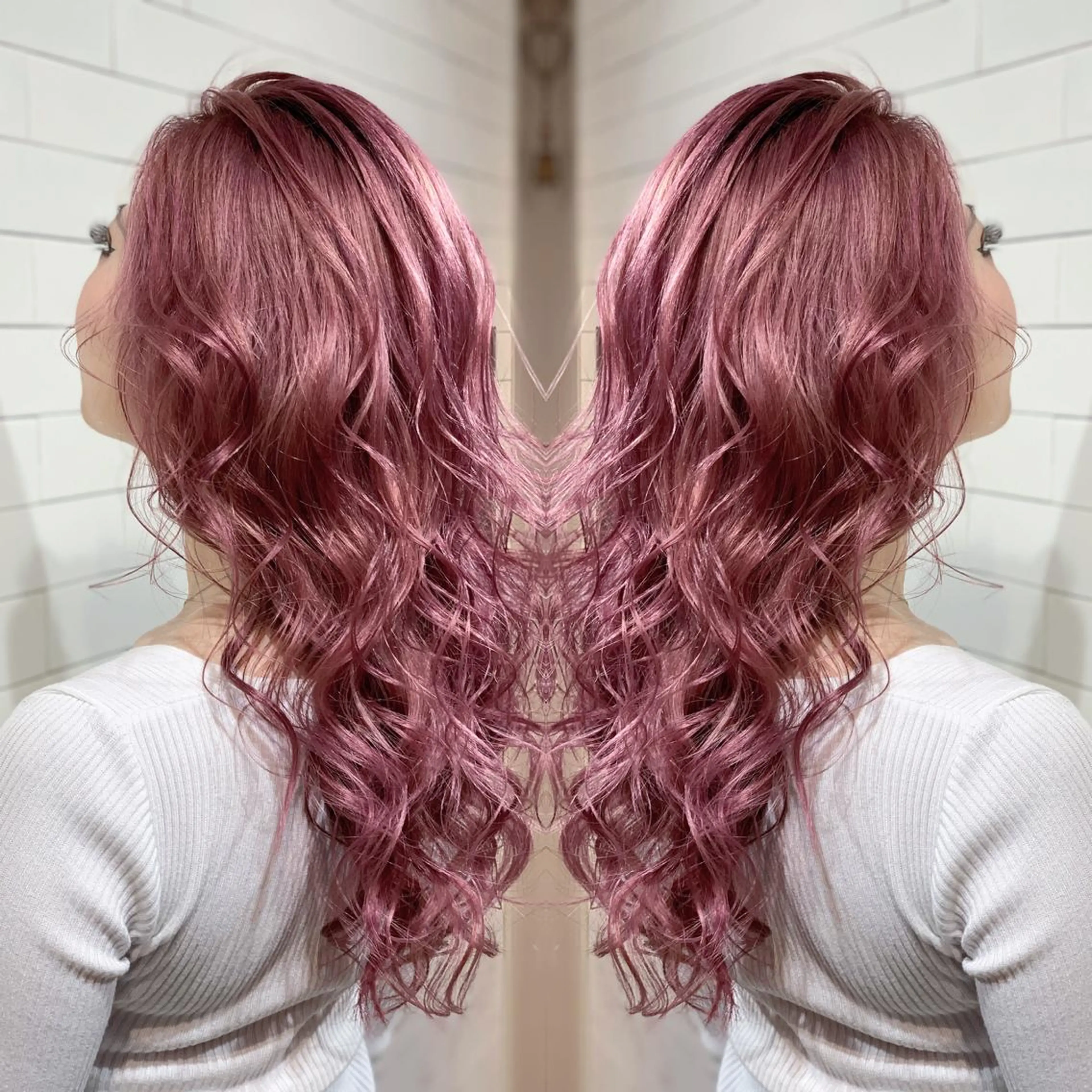 ロング カラー パーマ ヘアアレンジ メンズ キッズ ネイル マツエク・マツパ カット 縮毛矯正 トリートメント 髪質改善×ハイトーン 中田啄也のヘアスタイル