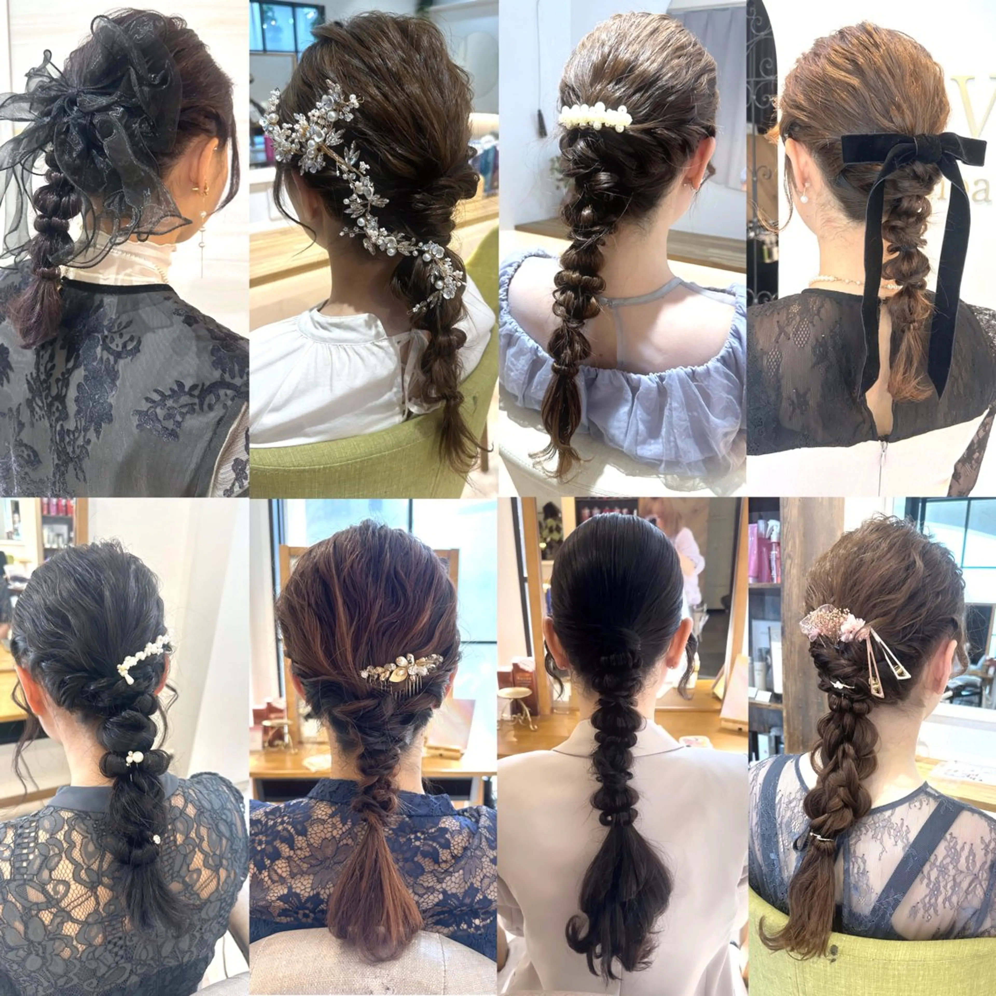 ロング ヘアセット Rio🎀 艶カラー/韓国のヘアスタイル