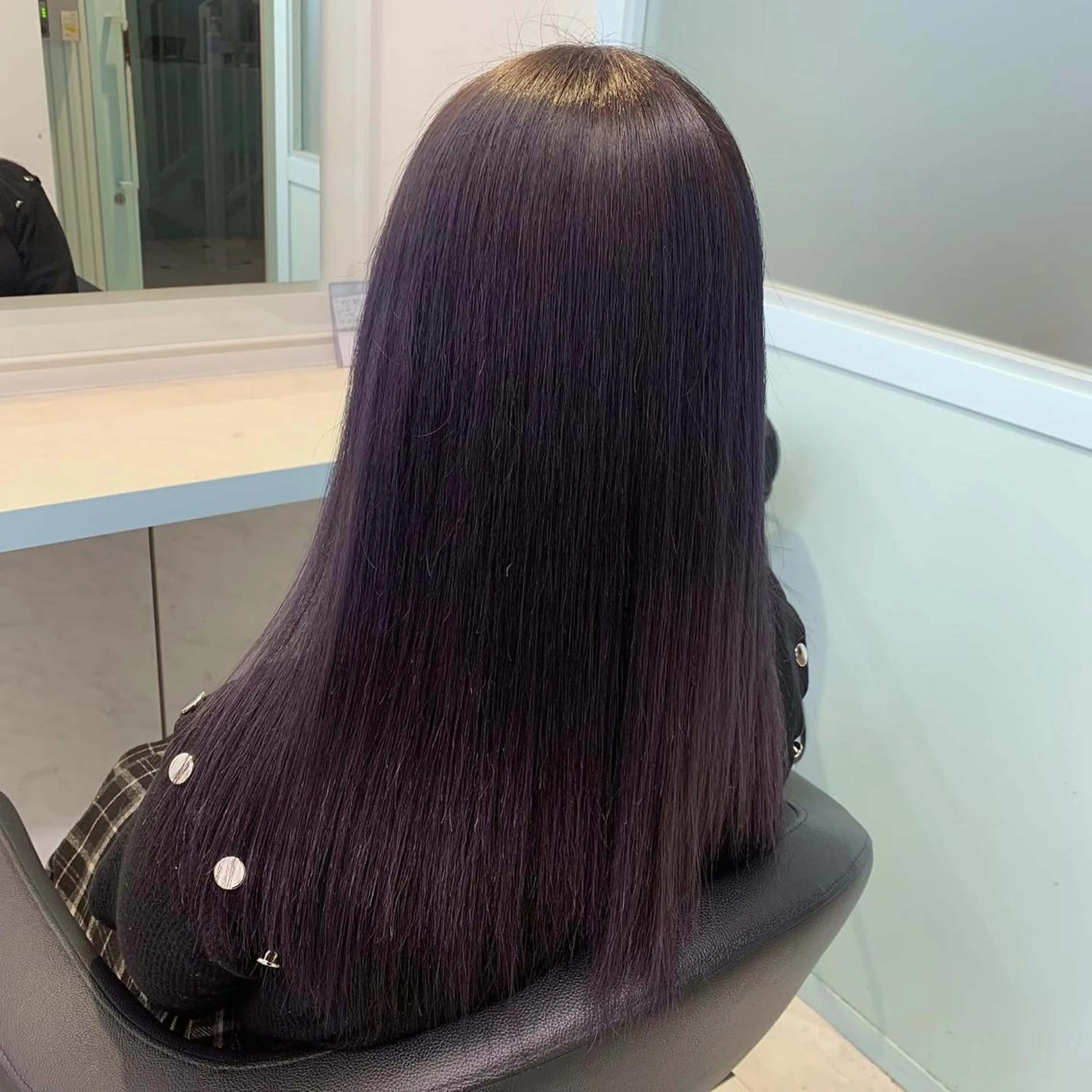 ロング カラー ヘアカラー トリートメント 🤍大人っぽ韓国暗髪 🤍Asuka🤍のヘアスタイル