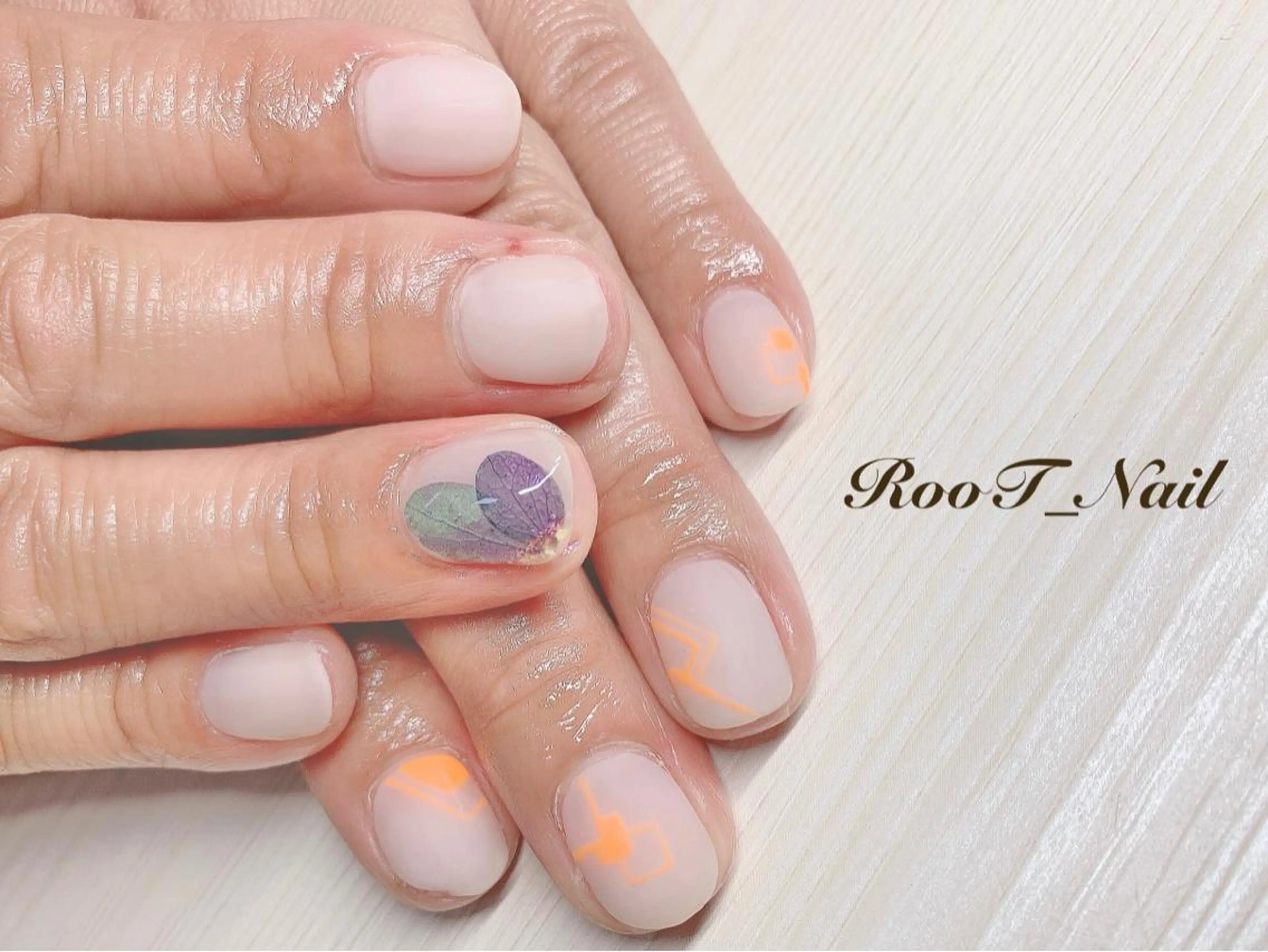 メンズ ネイル マットネイル ハンドネイル RooT Nailのネイルデザイン