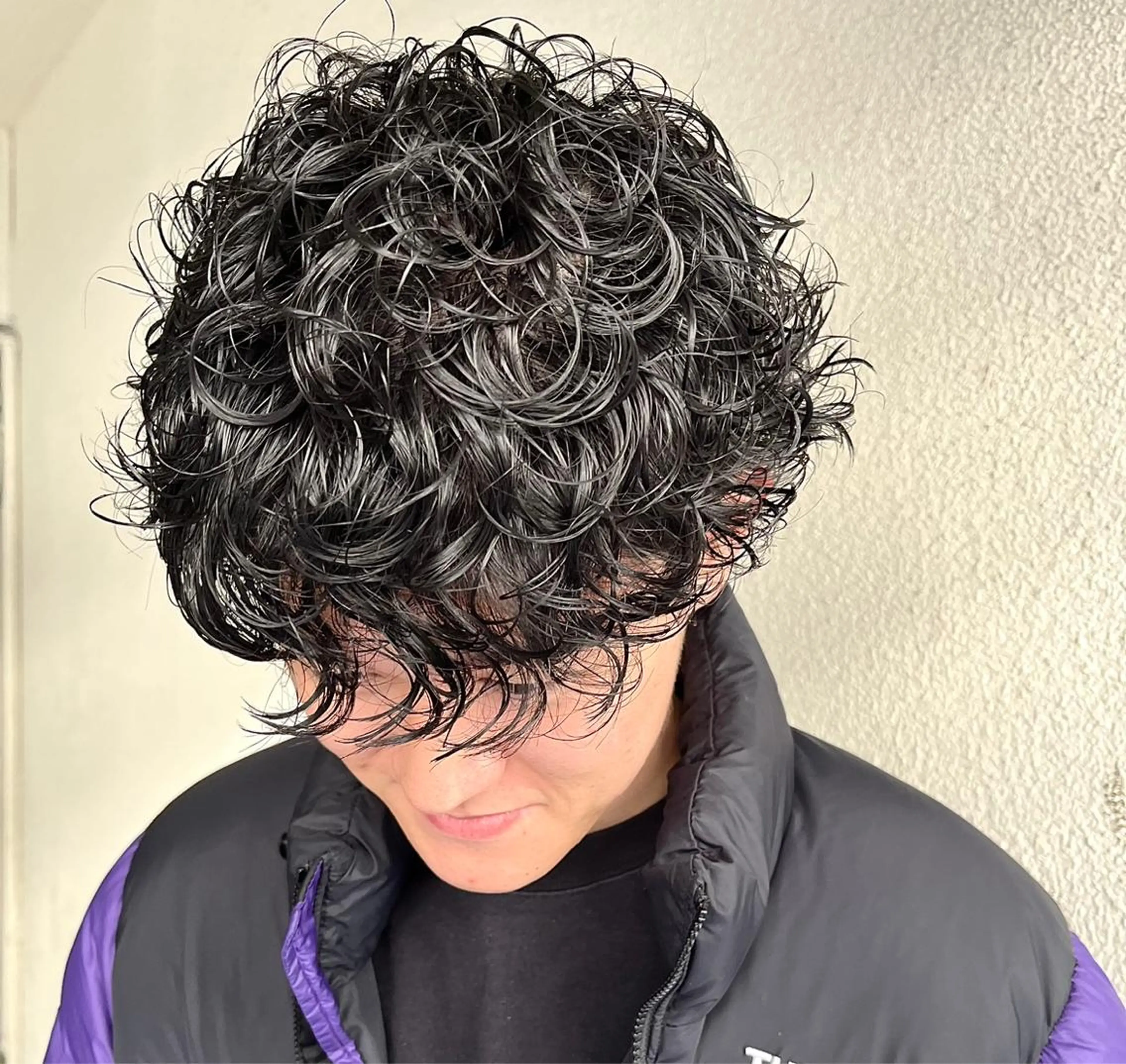 パーマ メンズ カット パーマ 猪原 海斗メンズパーマのヘアスタイル