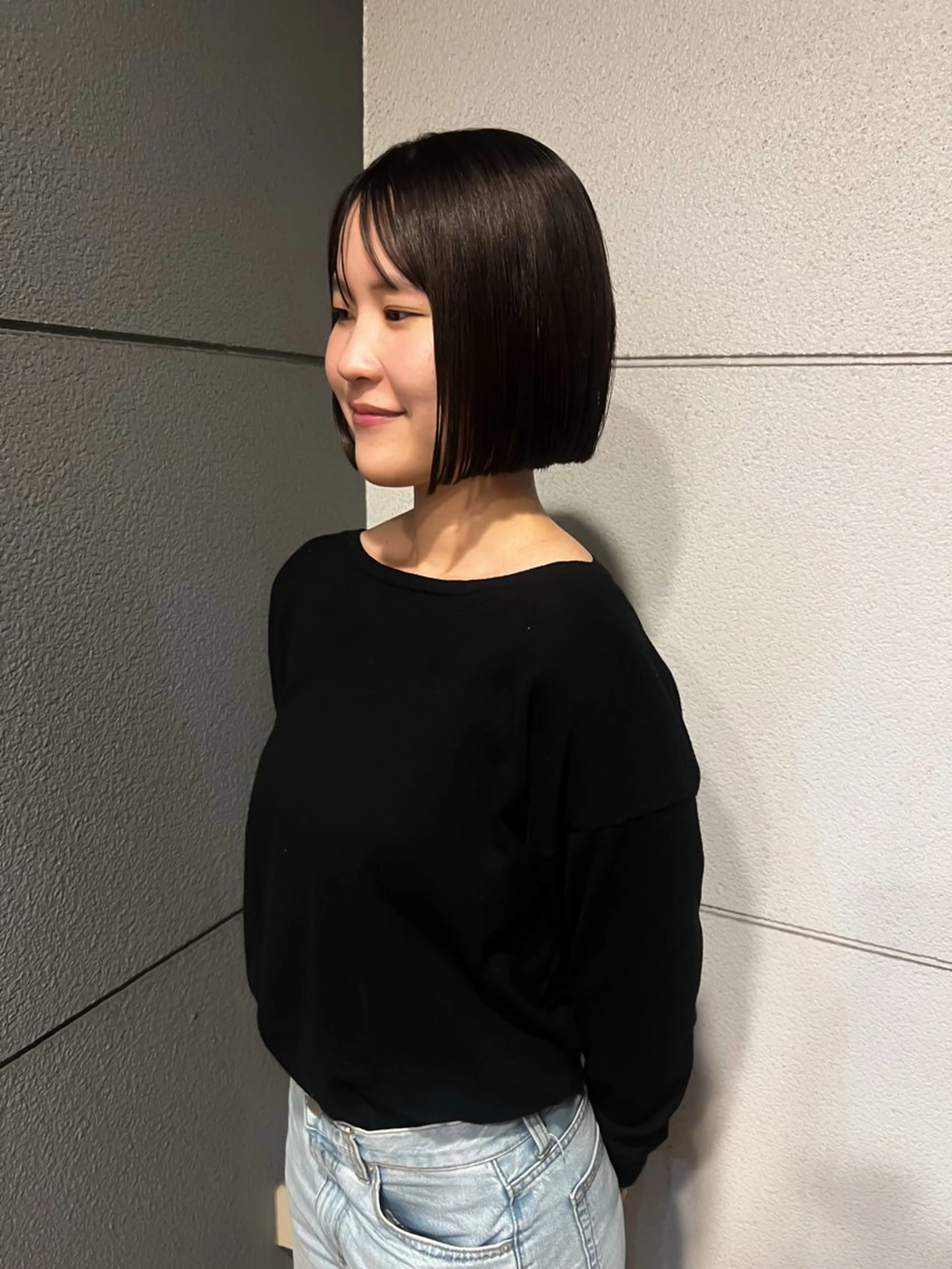 ショート カラー 縮毛矯正 にこ /iciのヘアスタイル