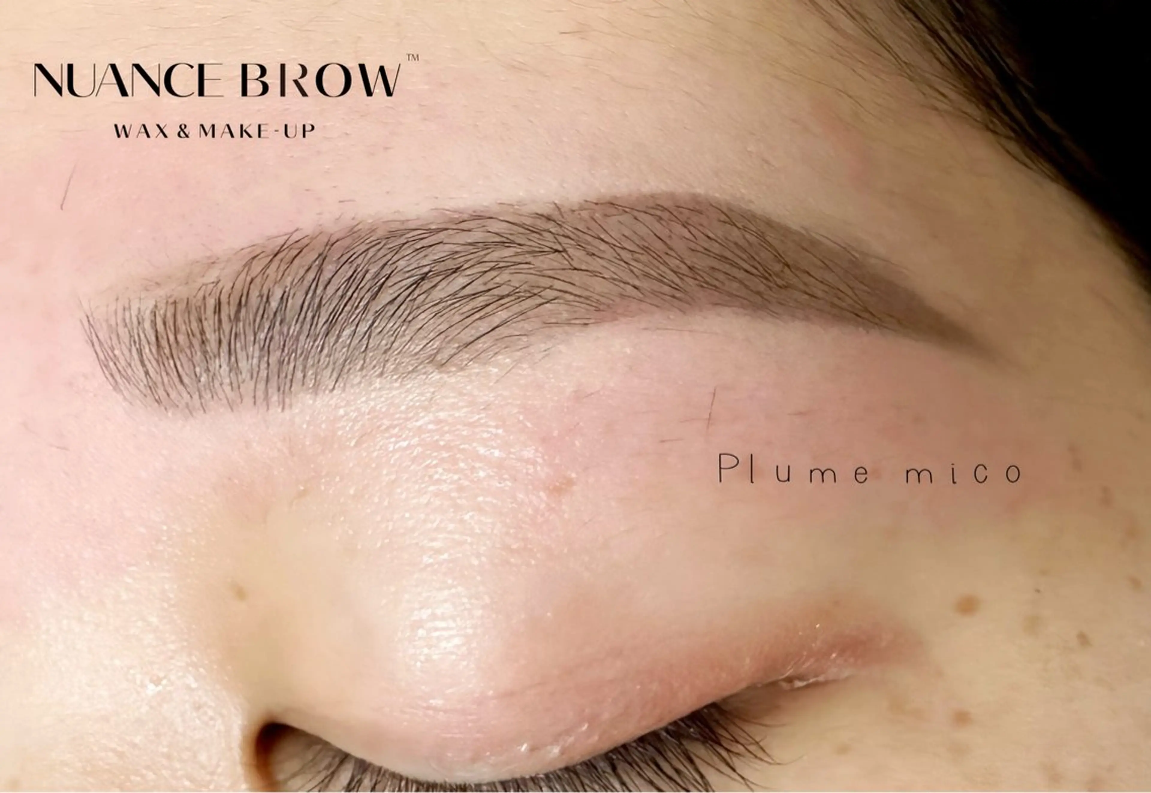 アイブロウ ワックス脱毛 Plume micoのマツエク・マツパデザイン